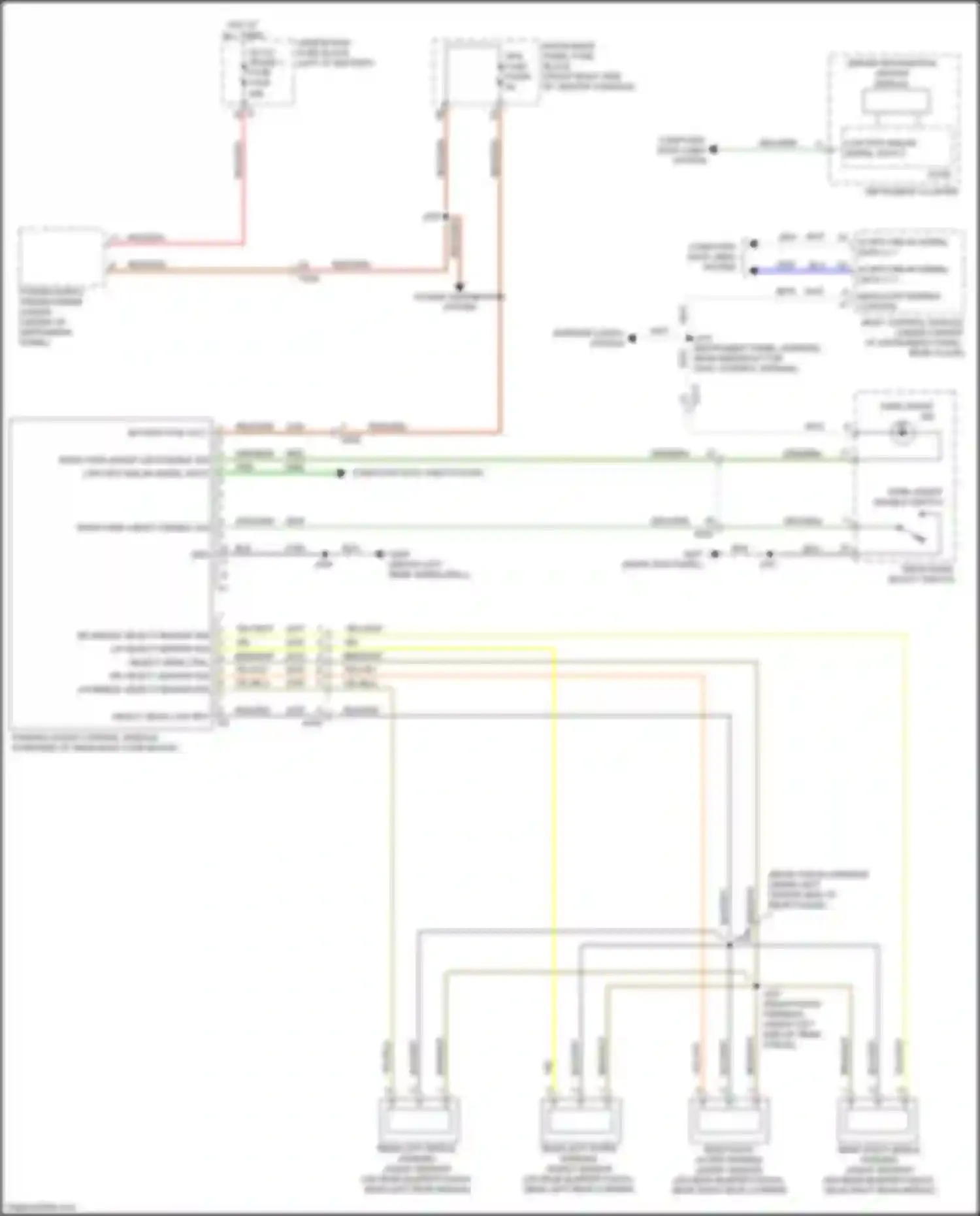 Blazer Chevrolet III facelift (2022-2024): Parking assistant circuit
