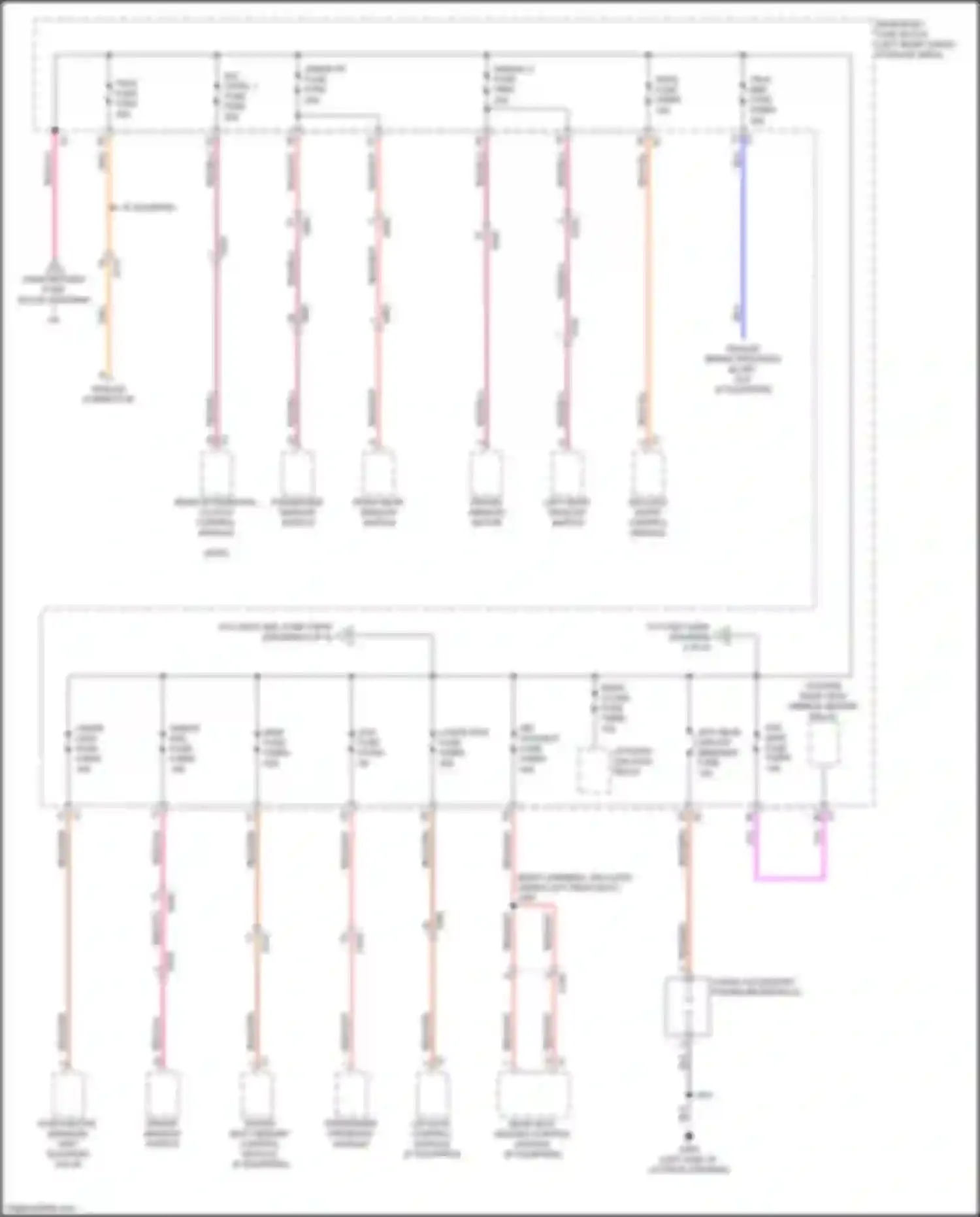 Blazer Chevrolet III facelift (2022-2024): Power distribution circuit (3 of 9)
