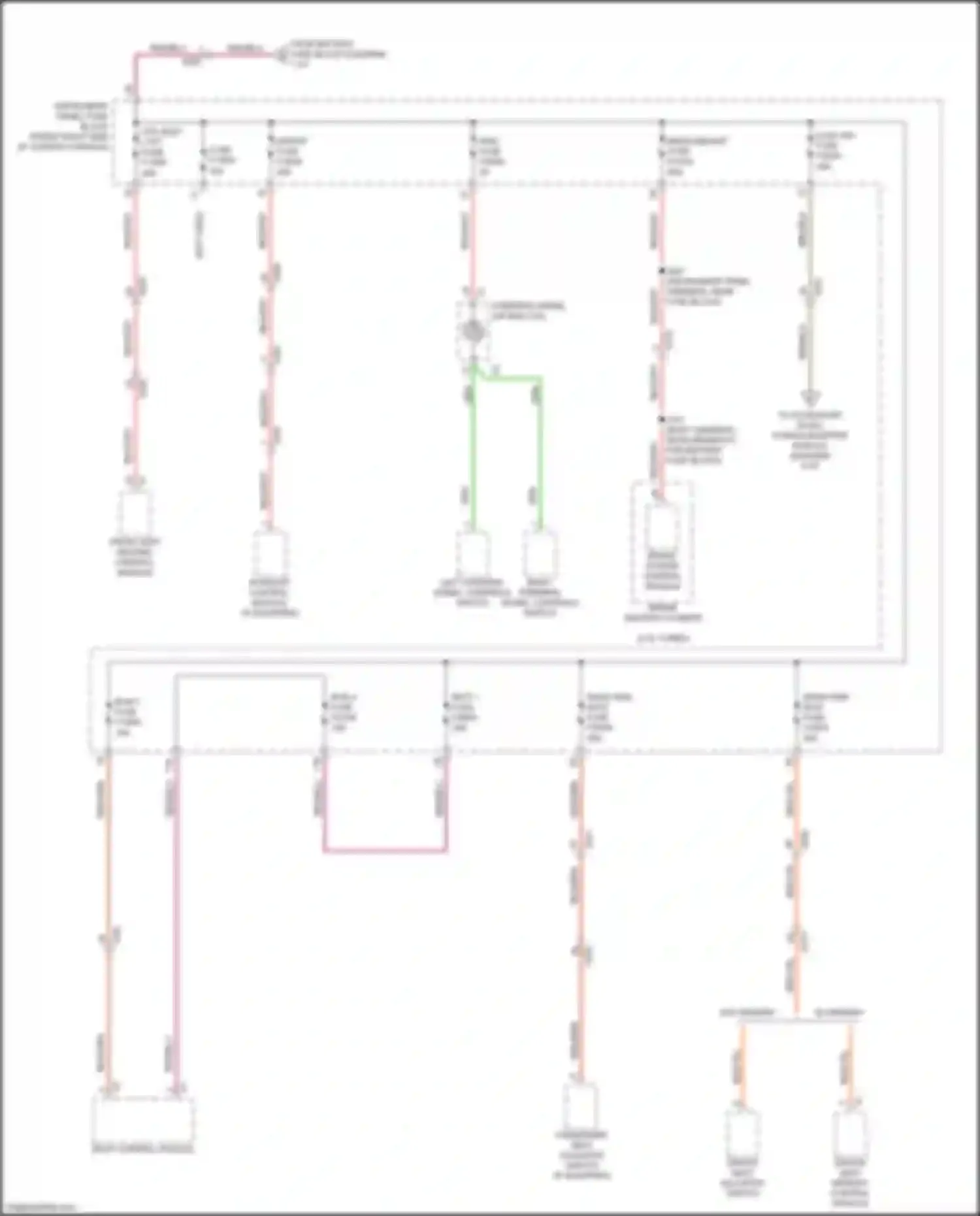 Blazer Chevrolet III facelift (2022-2024): Power distribution circuit (4 of 9)