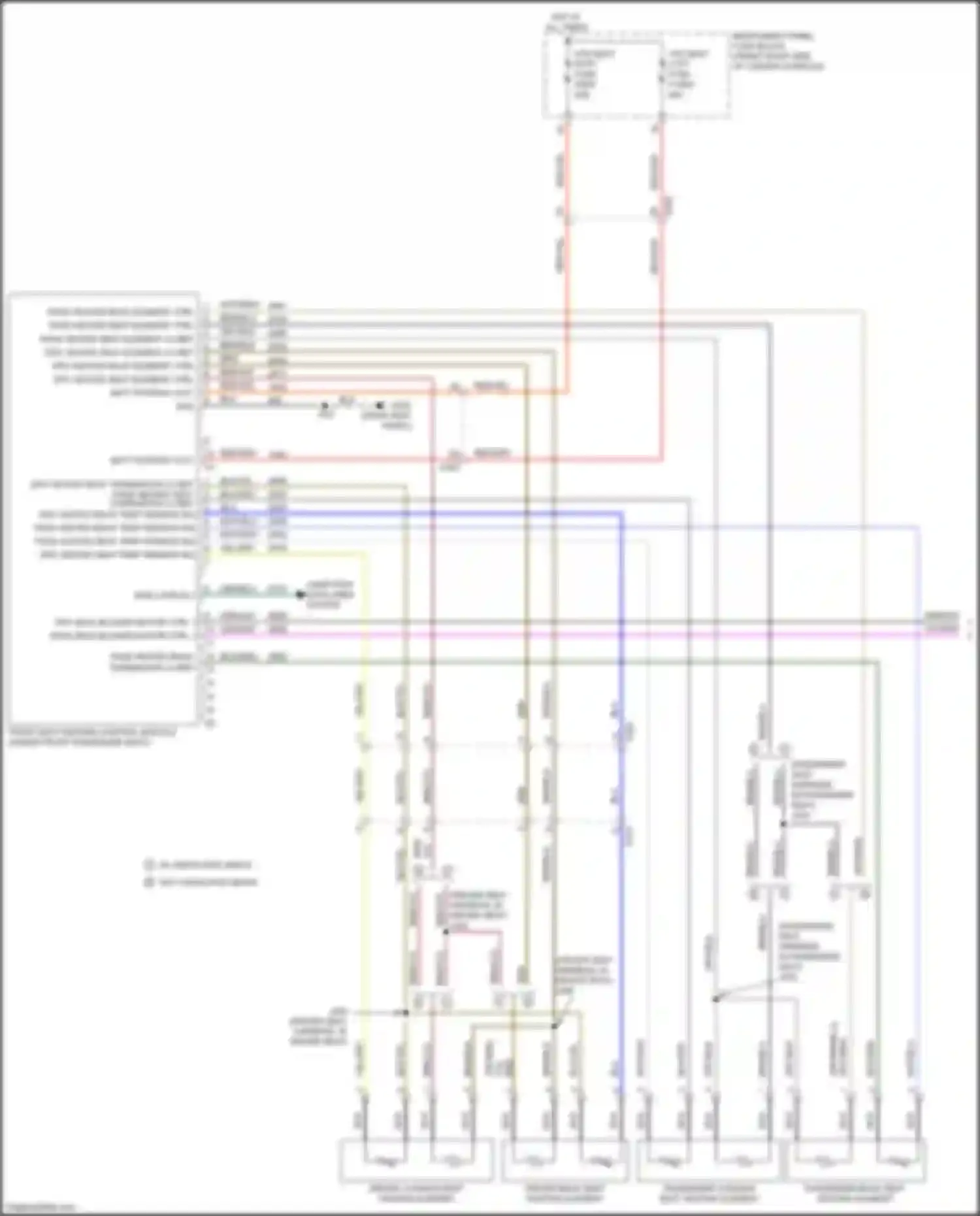 Blazer Chevrolet III facelift (2022-2024): Front heated seats circuit (1 of 2)
