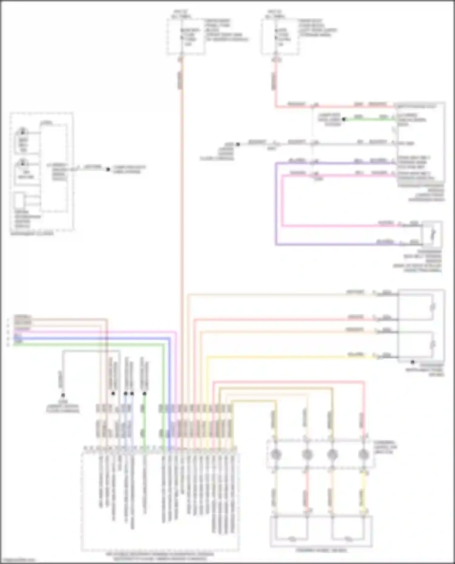 Blazer Chevrolet III facelift (2022-2024): Supplemental restraints circuit (3 of 3)