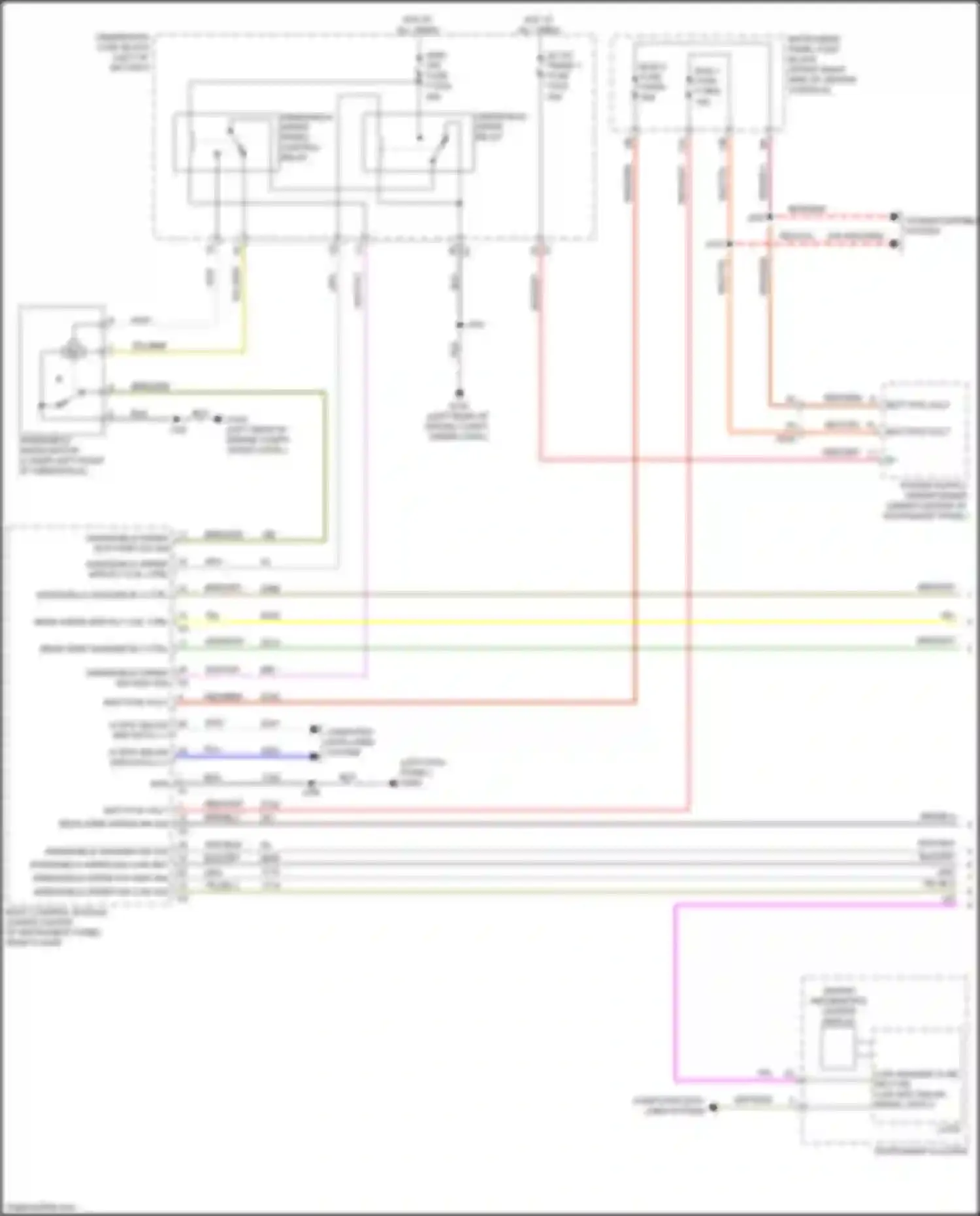 Blazer Chevrolet III facelift (2022-2024): Wiper/washer circuit (1 of 2)