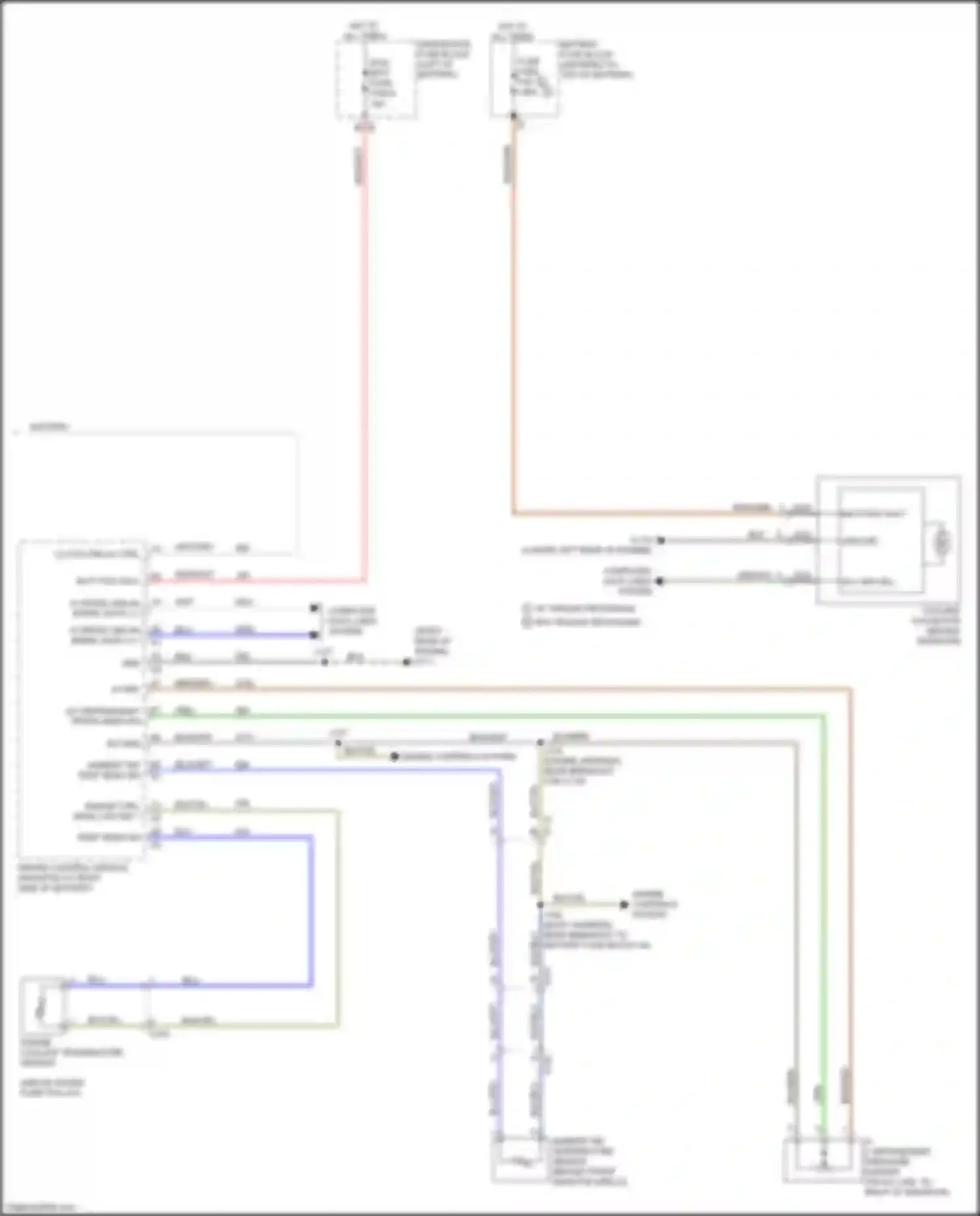 Wiring diagram ambient air temp sens sig for Chevrolet Blazer III facelift (2022-2024) (1 of 2)