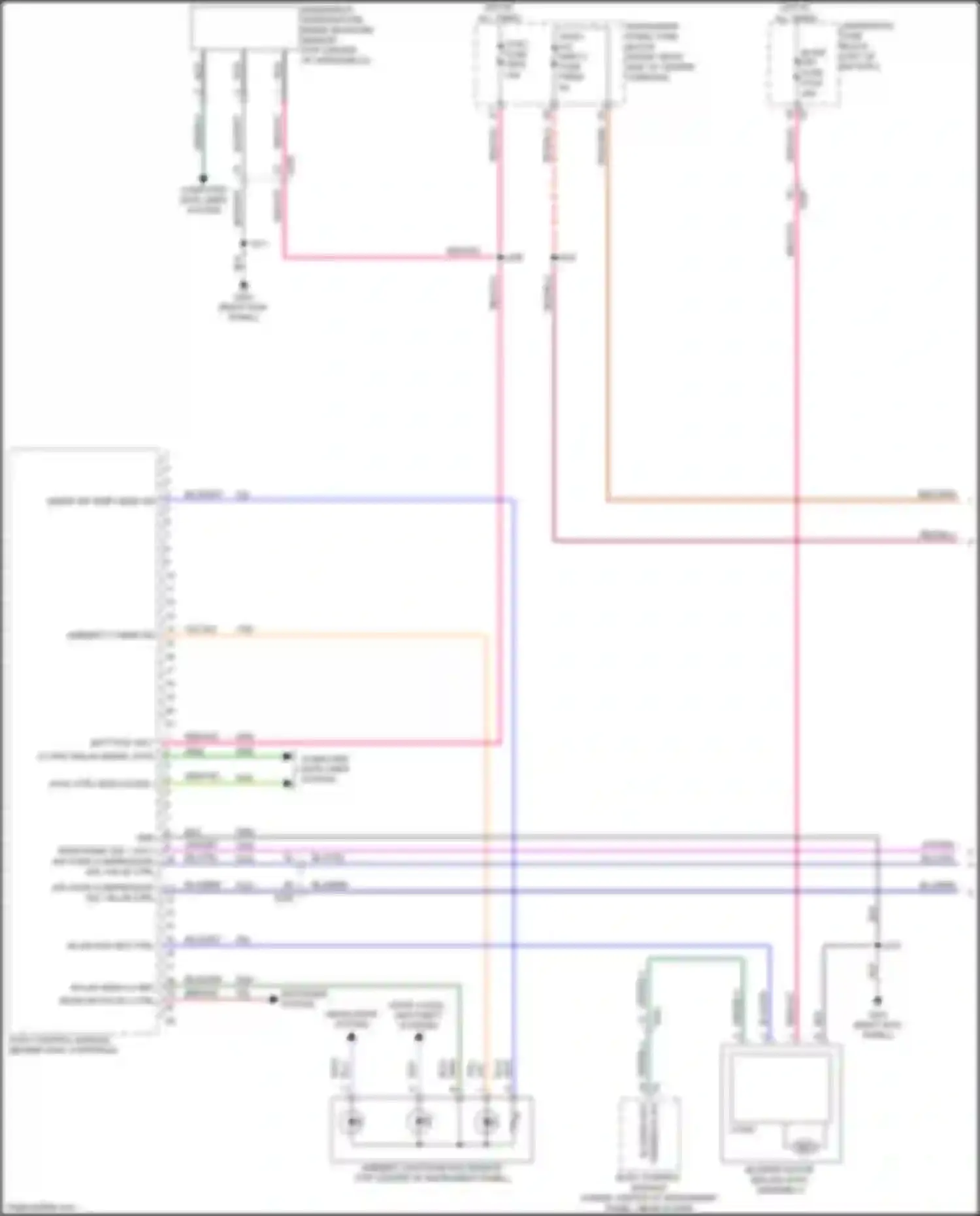 Wiring diagram blu/gry for Chevrolet Blazer III facelift (2022-2024) (31 of 37)