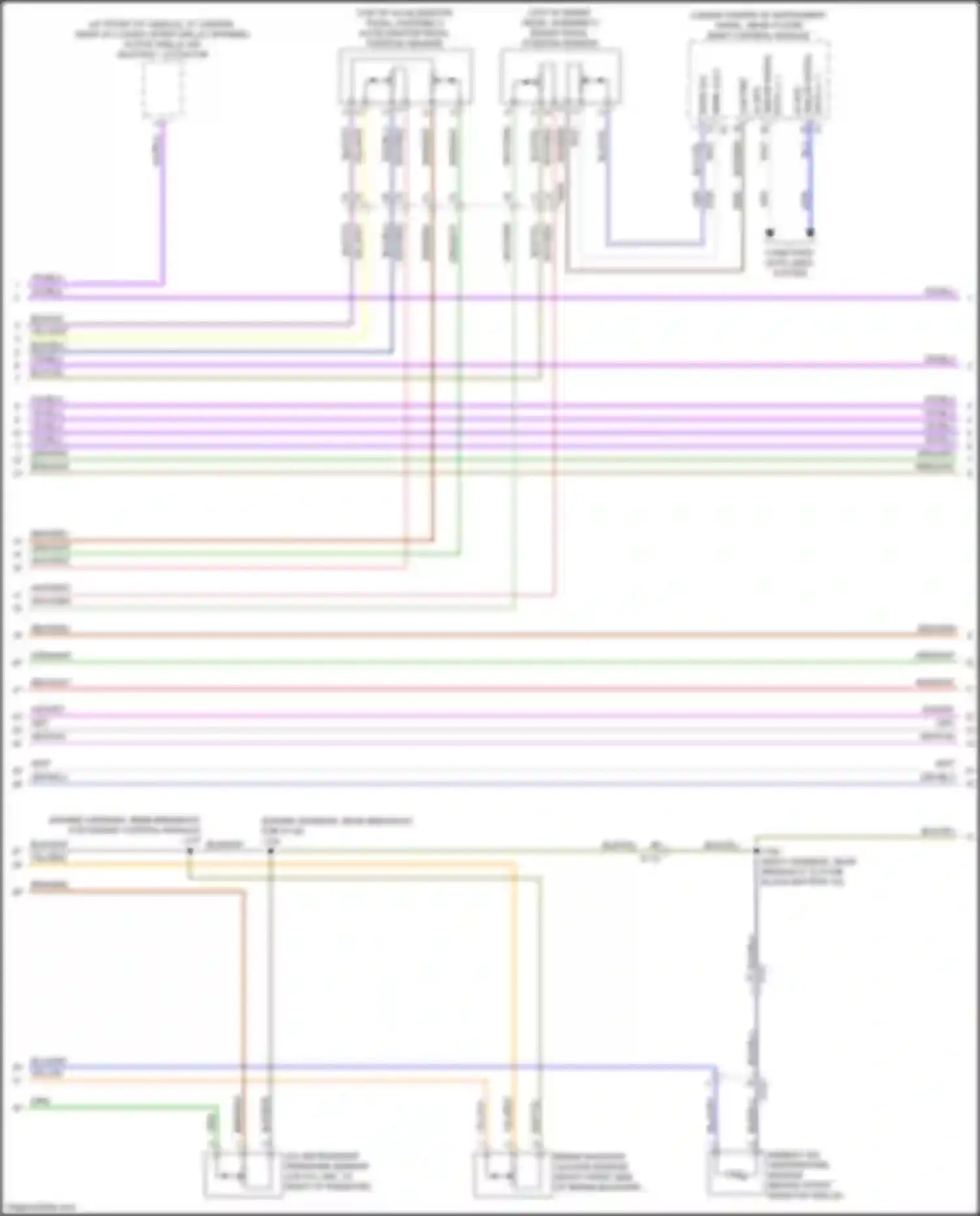 Wiring diagram blu/gry for Chevrolet Blazer III facelift (2022-2024) (36 of 37)