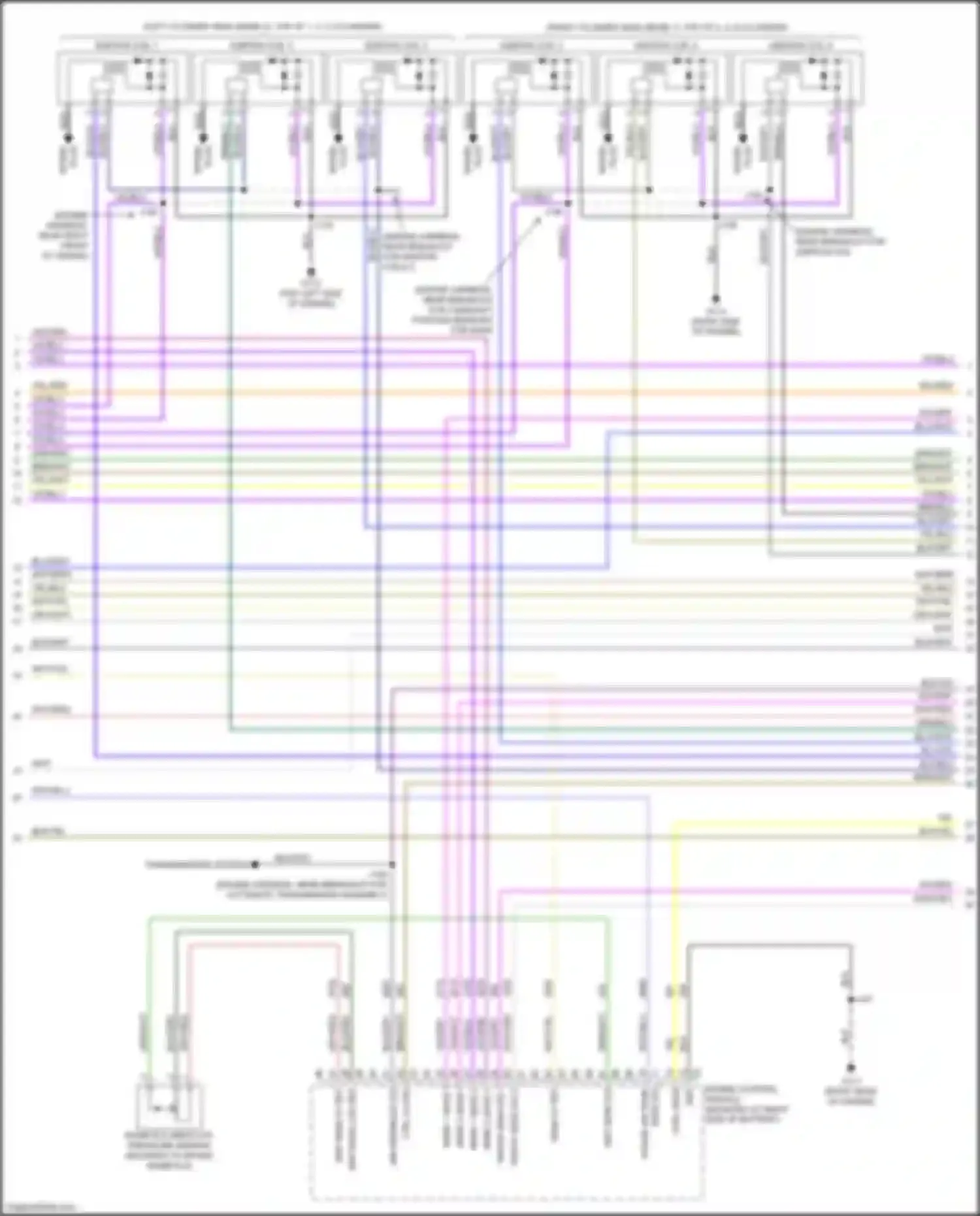 Wiring diagram blu/wht for Chevrolet Blazer III facelift (2022-2024) (27 of 38)