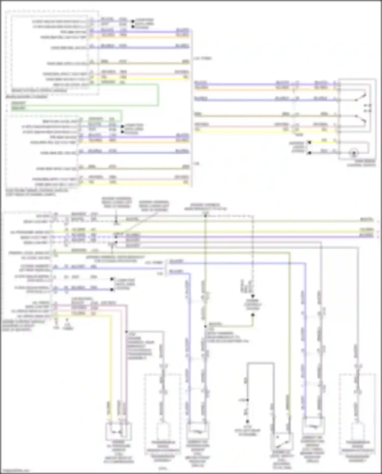 Wiring diagram brk fluid level sig for Chevrolet Blazer III facelift (2022-2024) (1 of 1)