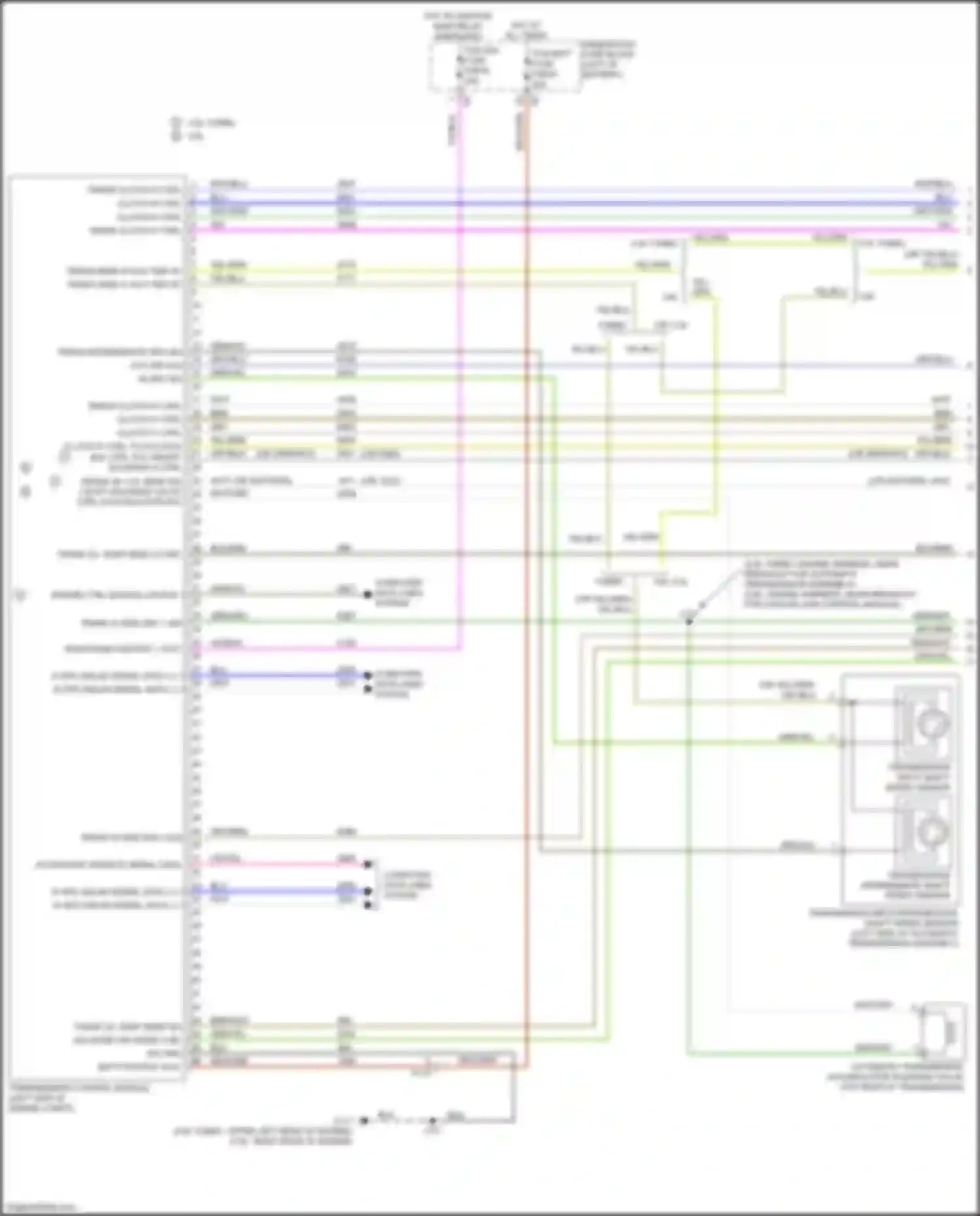 Wiring diagram computer data lines system for Chevrolet Blazer III facelift (2022-2024) (32 of 103)