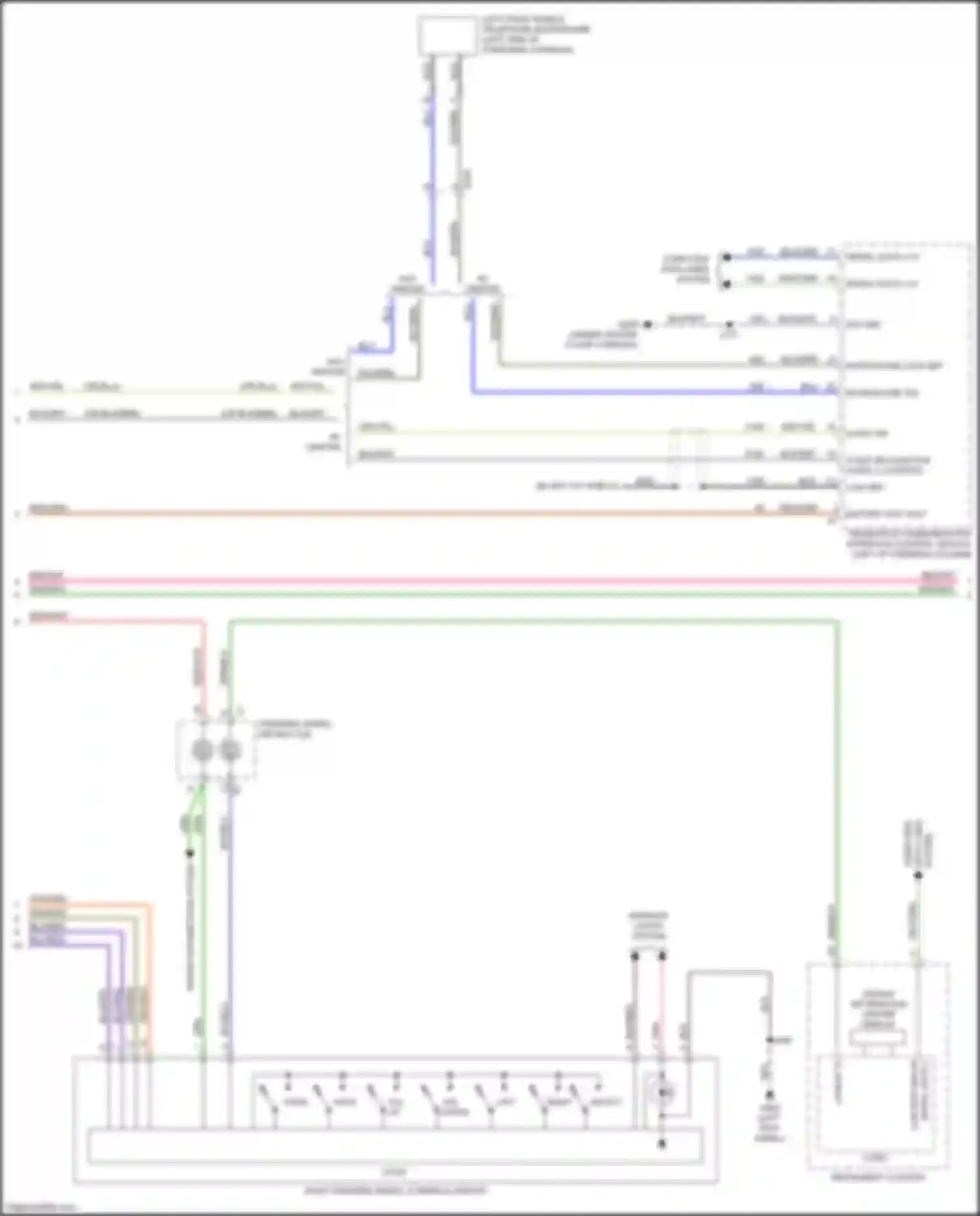 Wiring diagram data lines for Chevrolet Blazer III facelift (2022-2024) (1 of 5)