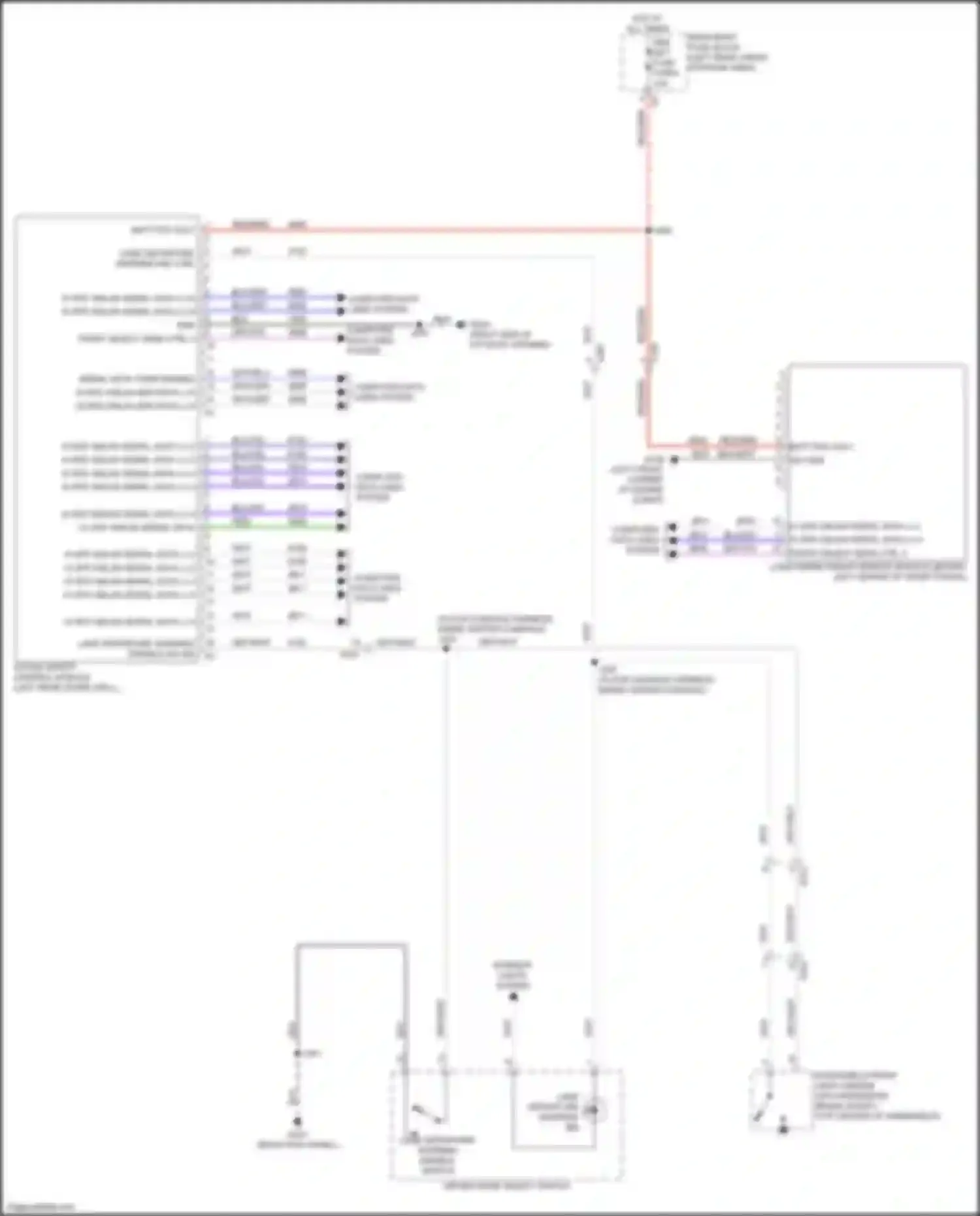 Wiring diagram gry/vio for Chevrolet Blazer III facelift (2022-2024) (3 of 17)