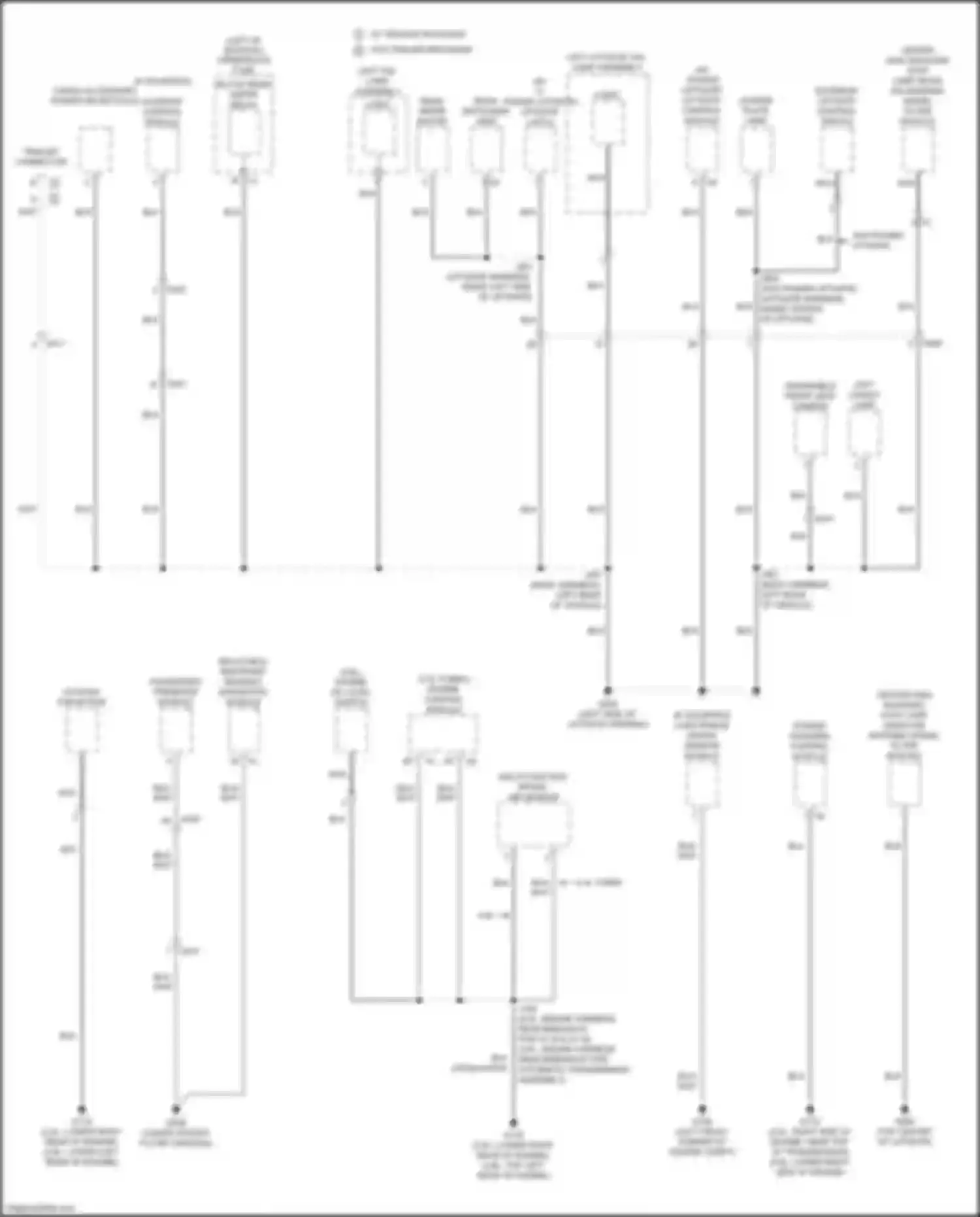 Wiring diagram inflatable restraint sensing, diagnostic module for Chevrolet Blazer III facelift (2022-2024) (2 of 5)