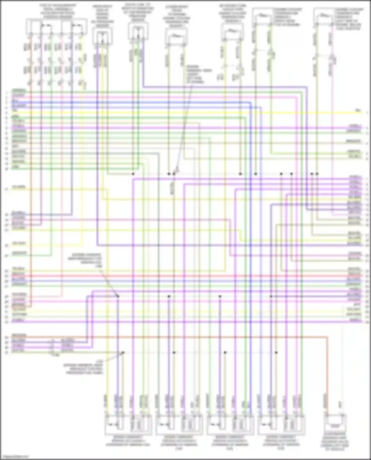 Wiring diagram intake camshaft profile actuator 1 for Chevrolet Blazer III facelift (2022-2024) (2 of 2)