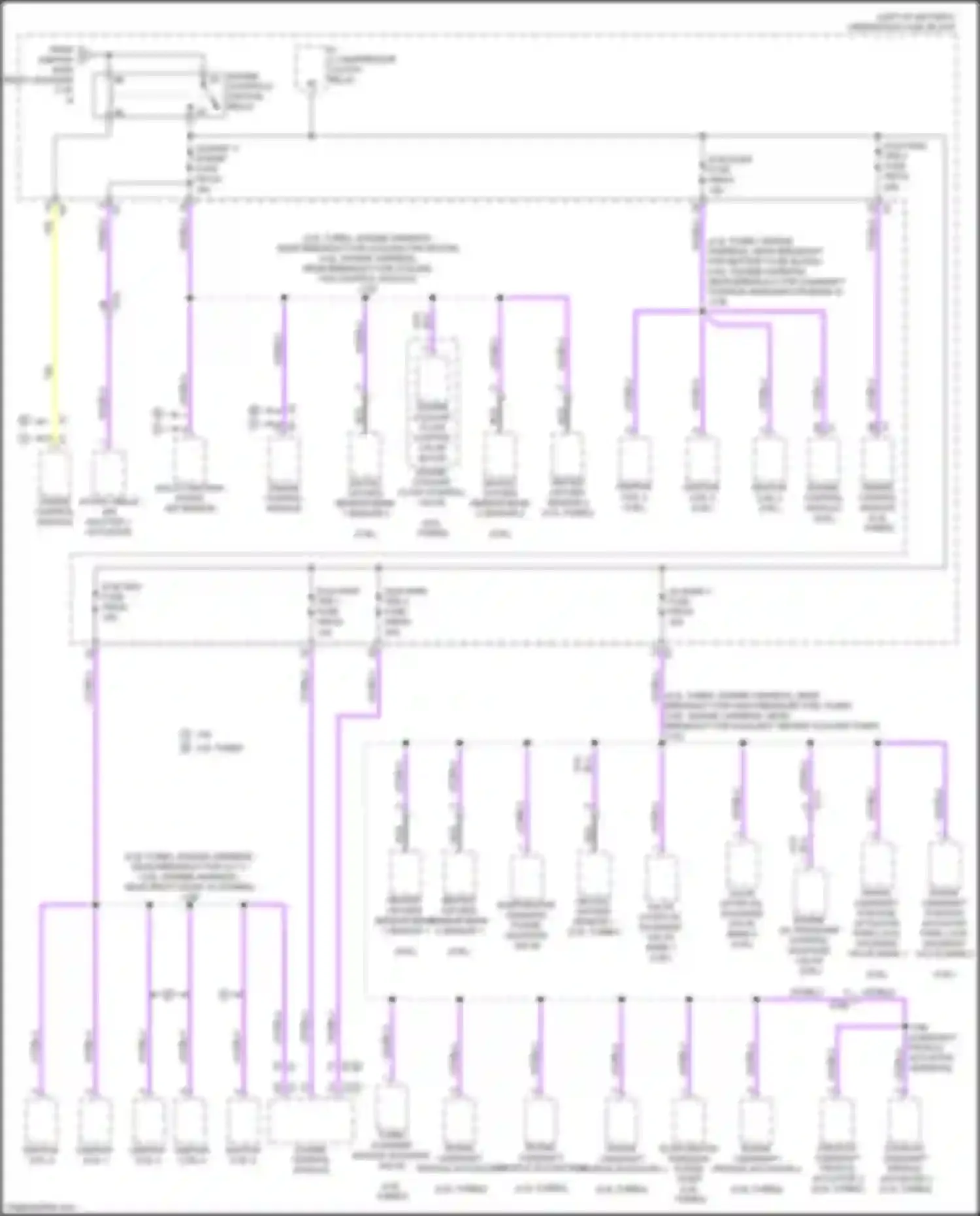 Wiring diagram intake camshaft profile actuator 4 for Chevrolet Blazer III facelift (2022-2024) (1 of 2)