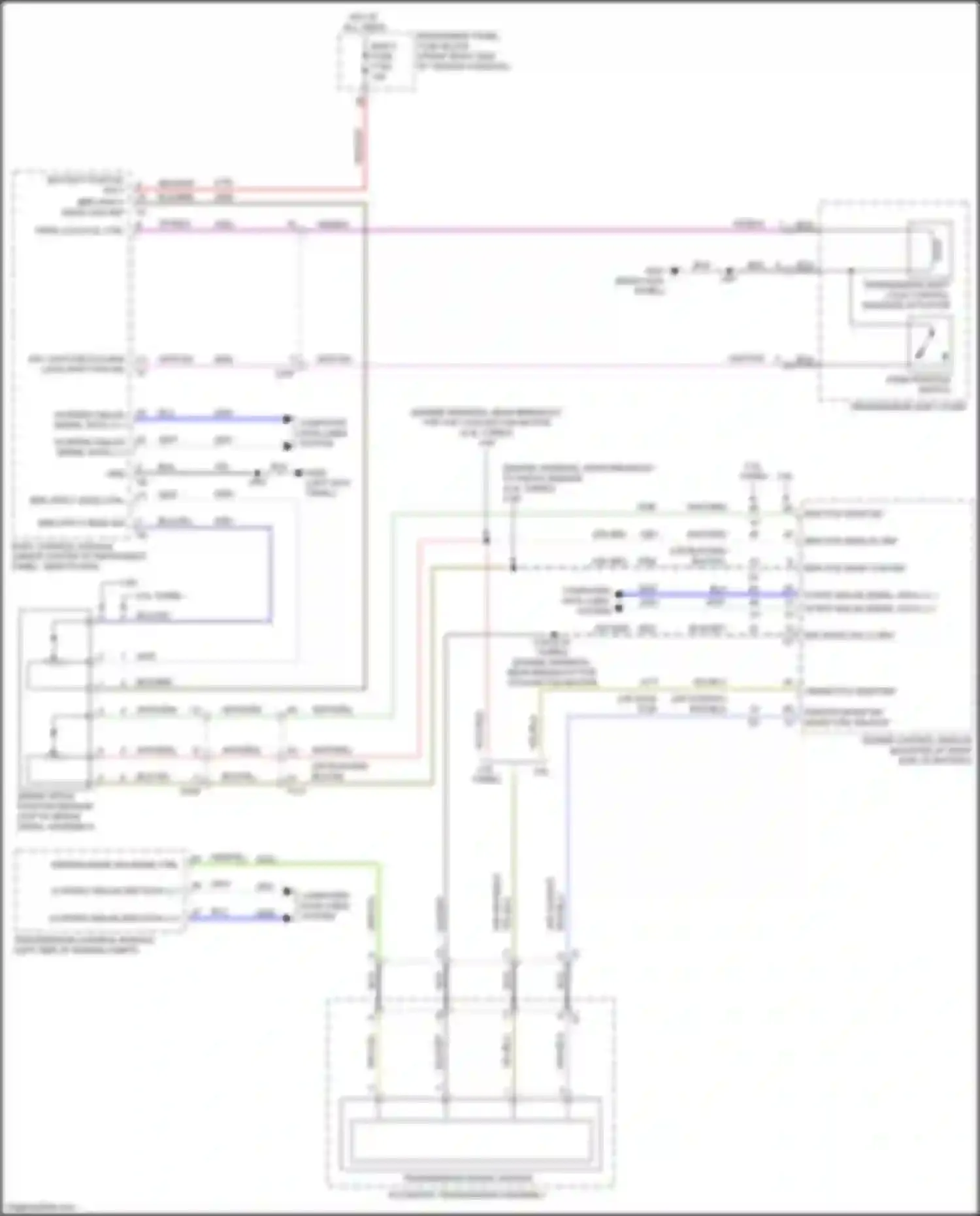 Wiring diagram key capture/column lock shift pos sig for Chevrolet Blazer III facelift (2022-2024) (1 of 2)