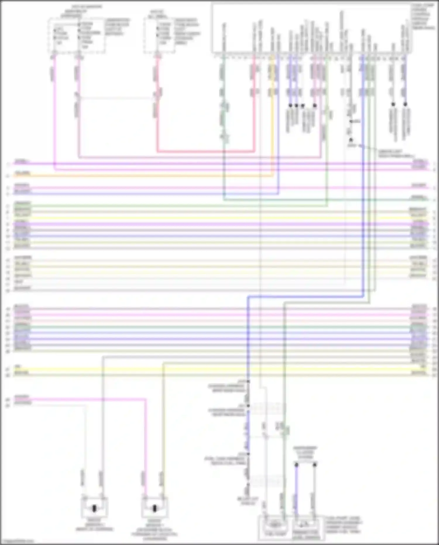 Wiring diagram left of battery) for Chevrolet Blazer III facelift (2022-2024) (40 of 49)