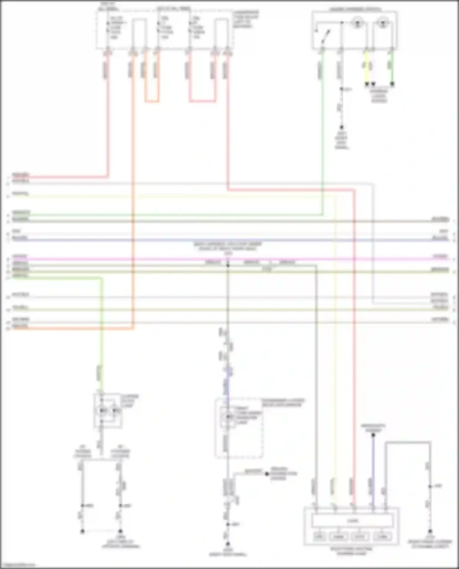 Wiring diagram left of battery) for Chevrolet Blazer III facelift (2022-2024) (24 of 49)