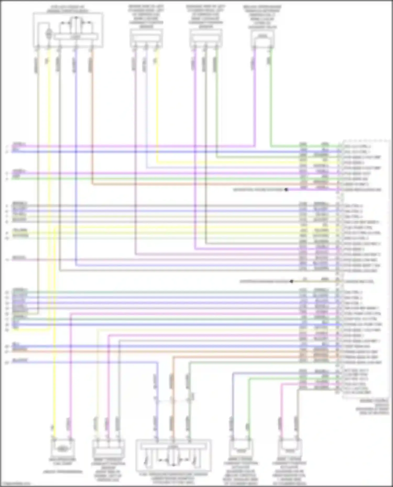 Wiring diagram pos act prk lk ctrl for Chevrolet Blazer III facelift (2022-2024) (1 of 1)
