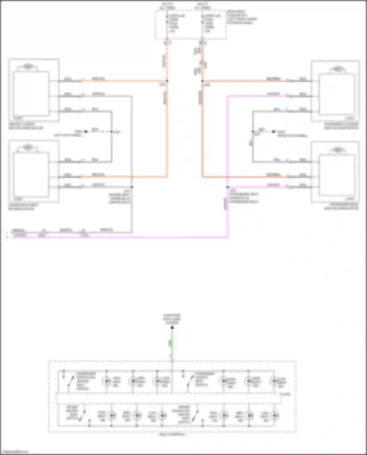 Wiring diagram red for Chevrolet Blazer III facelift (2022-2024) (4 of 22)
