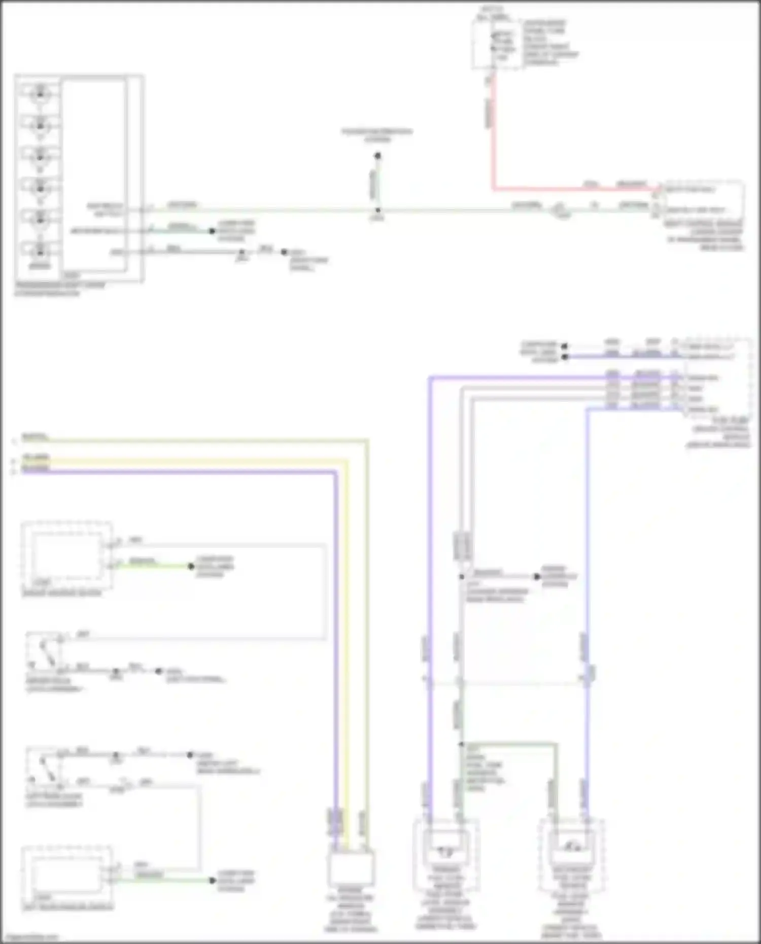 Wiring diagram secondary fuel level sensor for Chevrolet Blazer III facelift (2022-2024) (1 of 1)