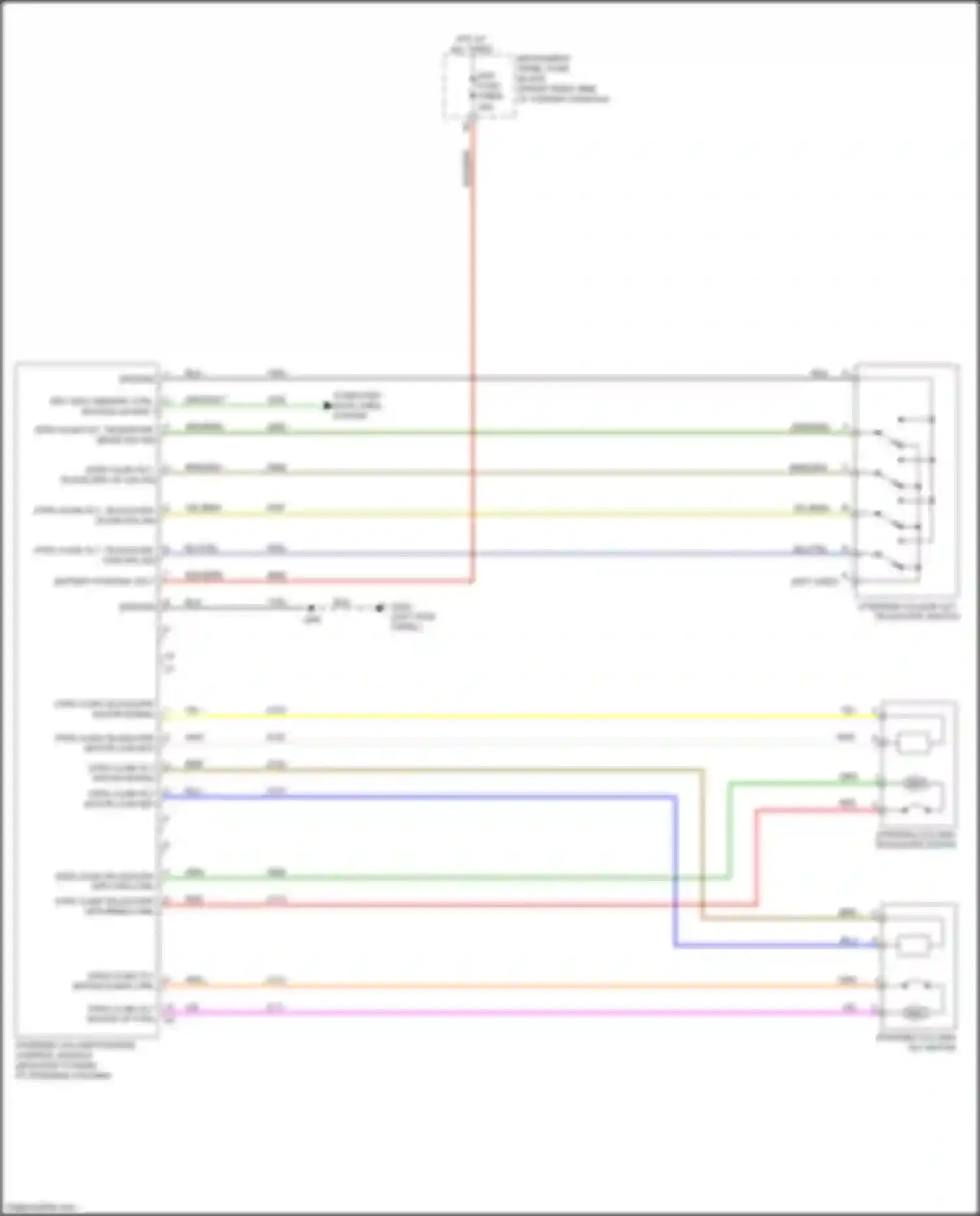 Wiring diagram strg clmn telescope mtr rrwd ctrl for Chevrolet Blazer III facelift (2022-2024) (1 of 1)
