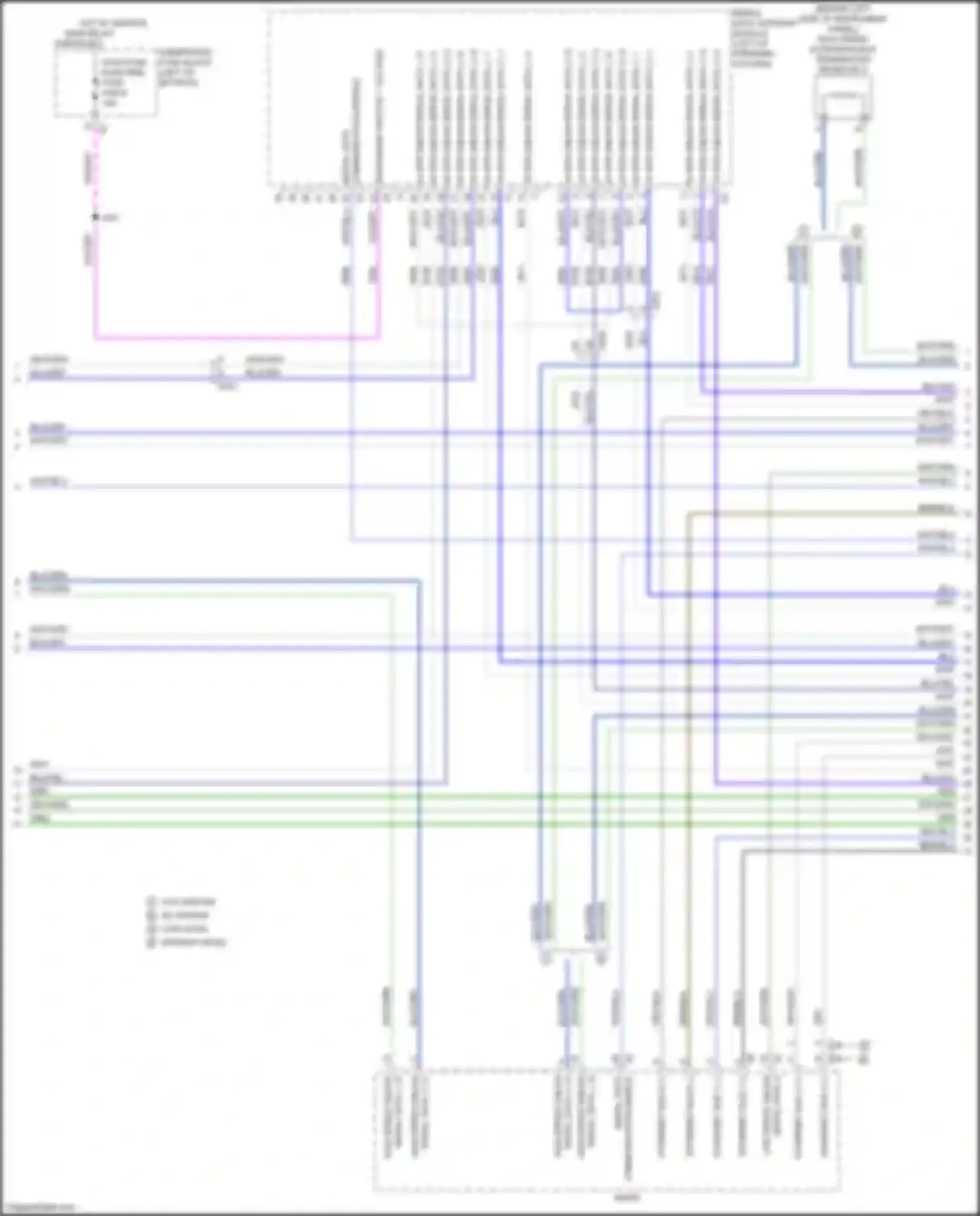 Wiring diagram w/o onstar for Chevrolet Blazer III facelift (2022-2024) (11 of 13)