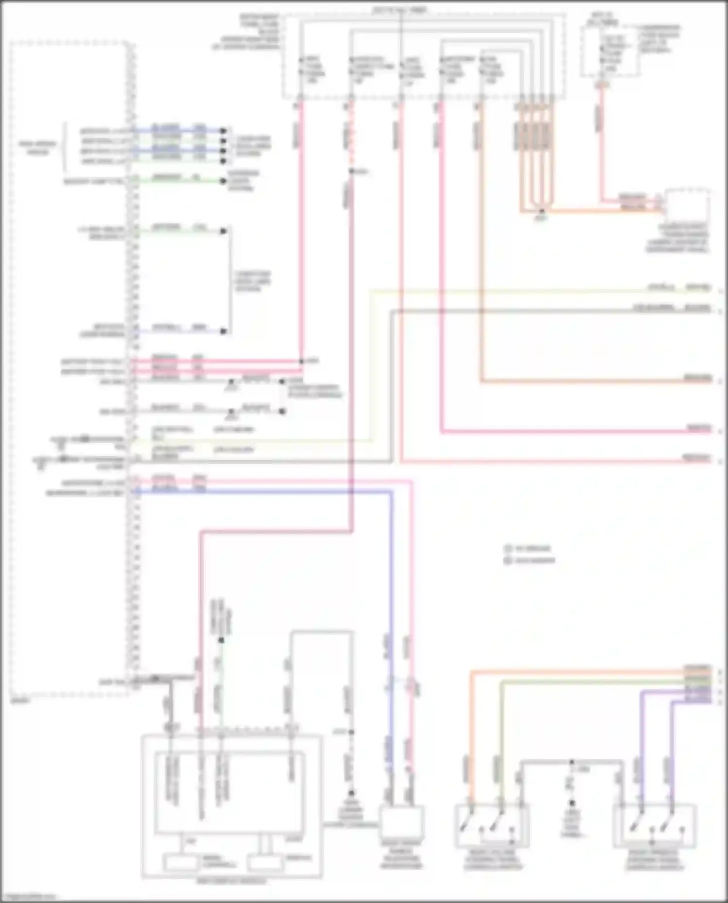 Blazer Chevrolet III (2018-2023): Navigation circuit, w/o active noise (1 of 4)