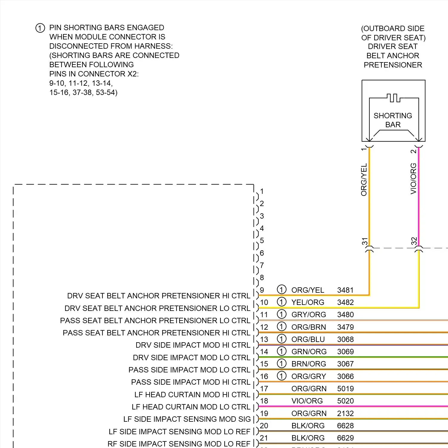 demo - Supplemental restraints circuit (1 of 3) Supplemental restraints circuit (1 of 3)