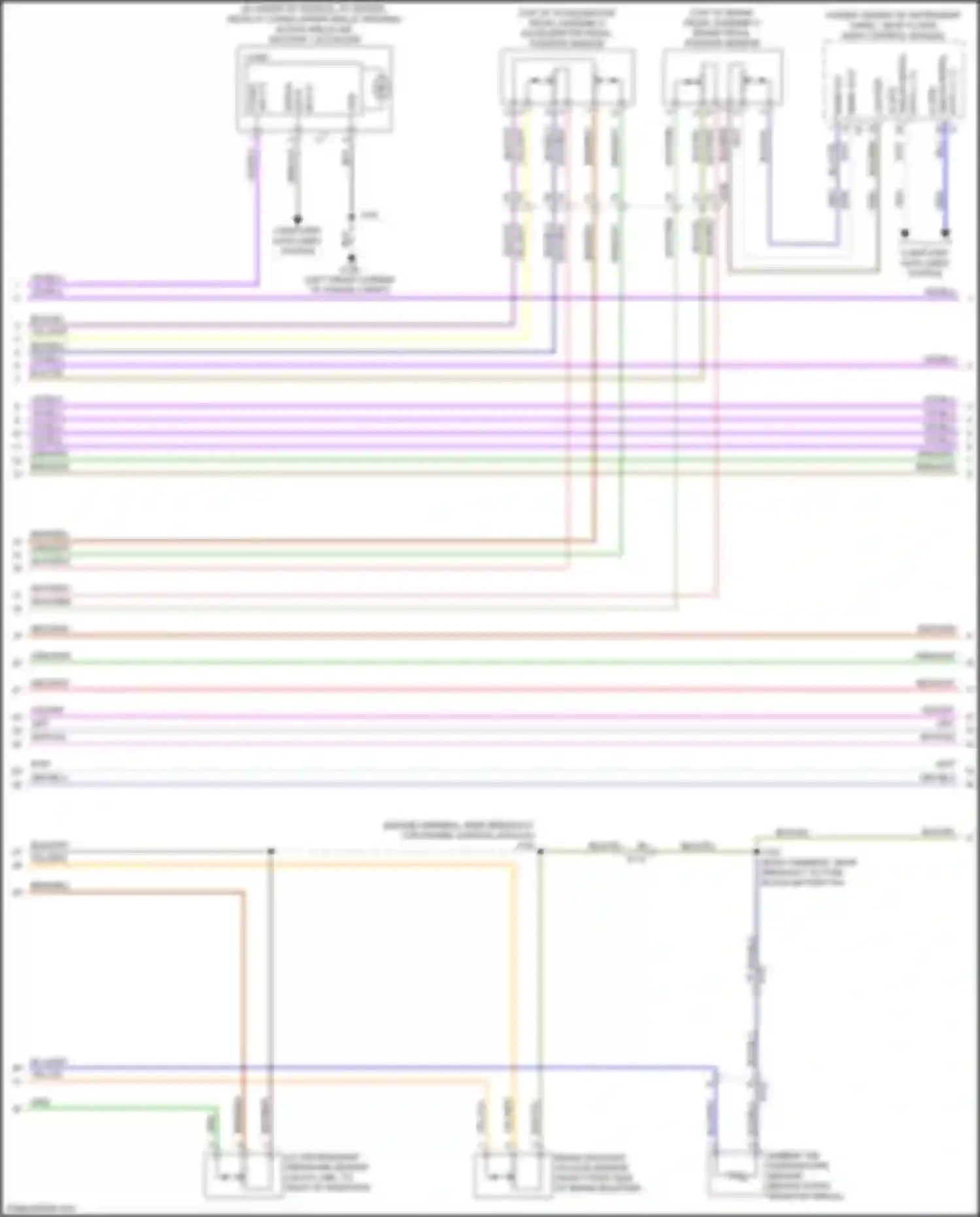 Wiring diagram a/c refrigerant pressure sensor for Chevrolet Blazer III (2018-2023) (6 of 6)
