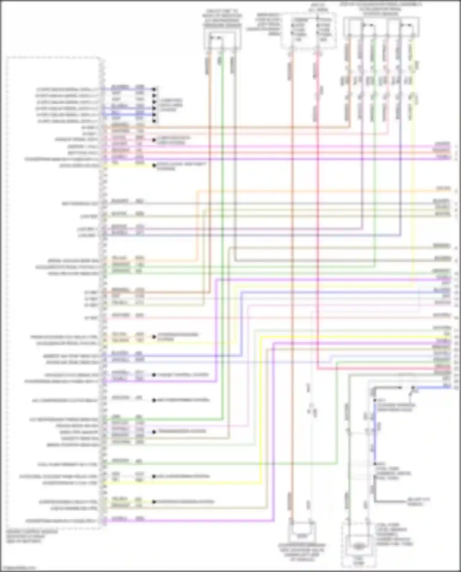 Wiring diagram ambient air temp sens sig for Chevrolet Blazer III (2018-2023) (2 of 2)