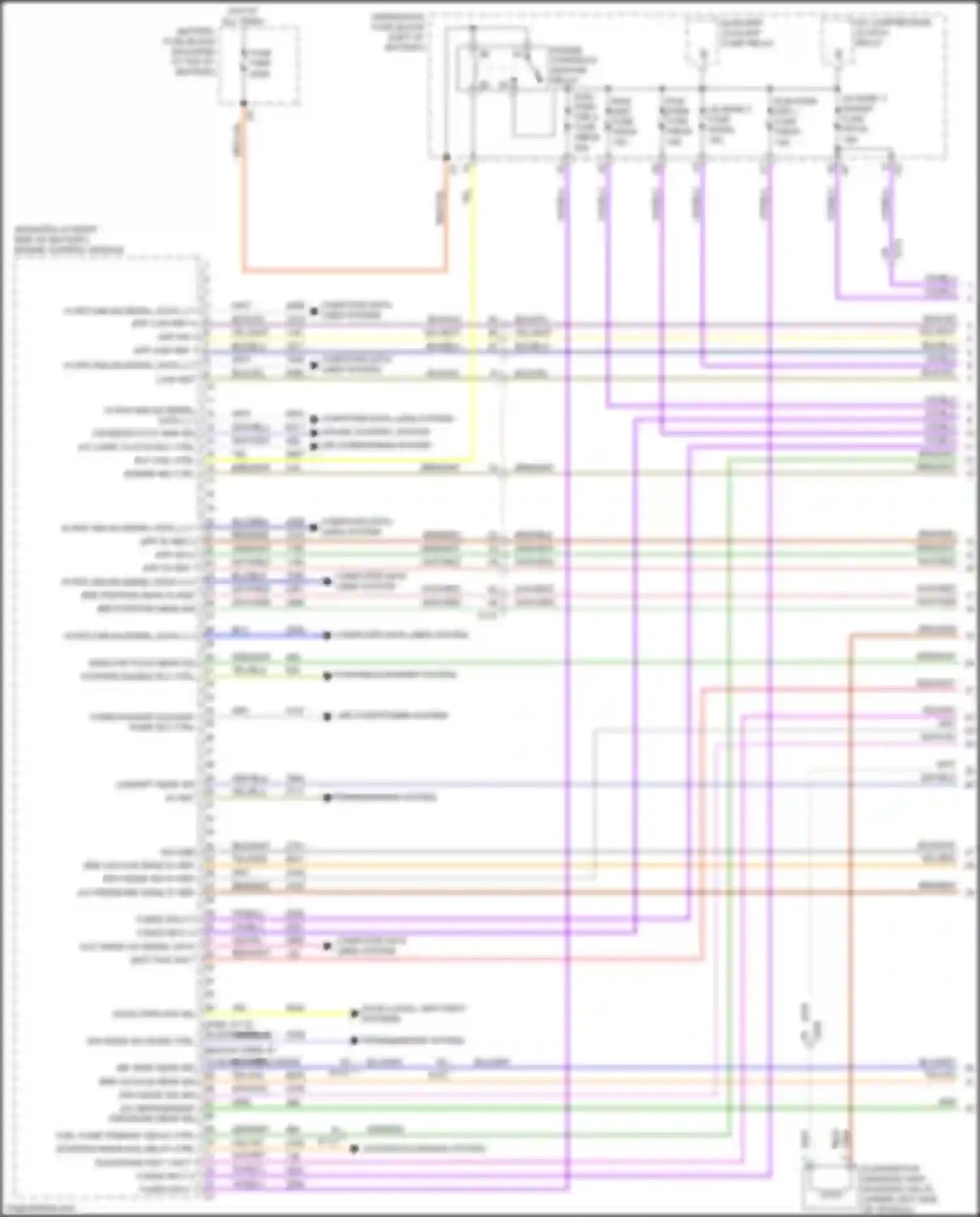 Wiring diagram auxiliary coolant pump relay for Chevrolet Blazer III (2018-2023) (9 of 9)