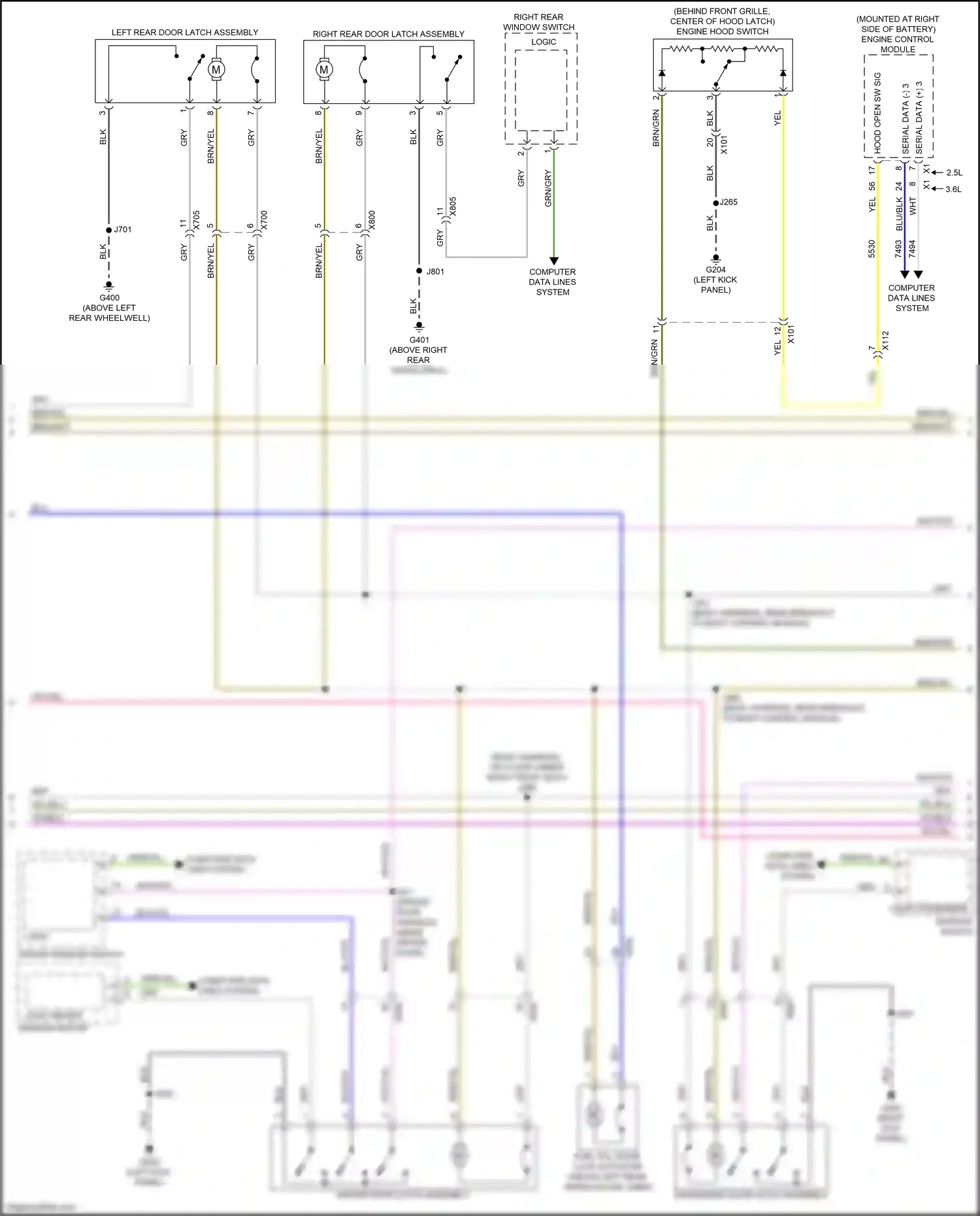 Wiring diagram blu for Chevrolet Blazer III (2018-2023) (8 of 110)