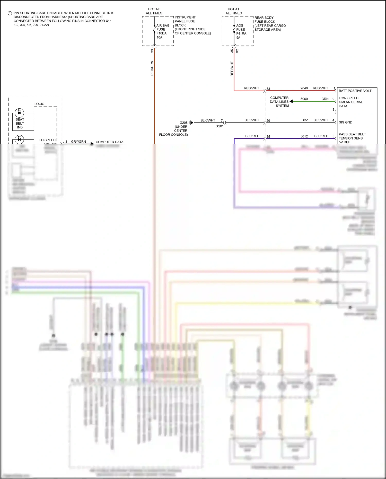 Wiring diagram blu for Chevrolet Blazer III (2018-2023) (10 of 110)