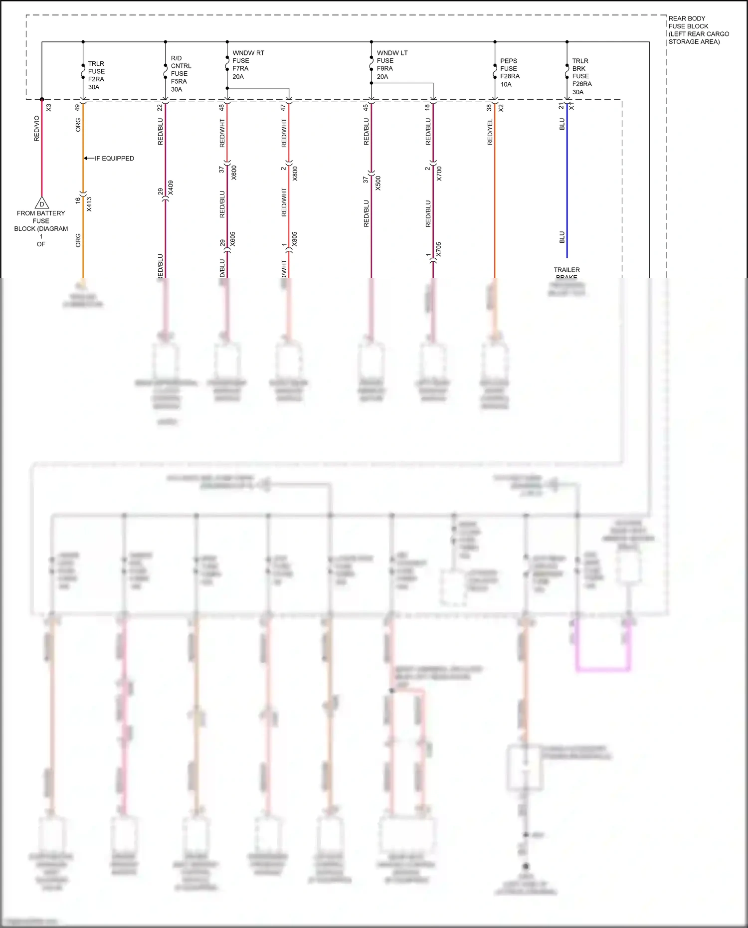 Wiring diagram blu for Chevrolet Blazer III (2018-2023) (4 of 110)