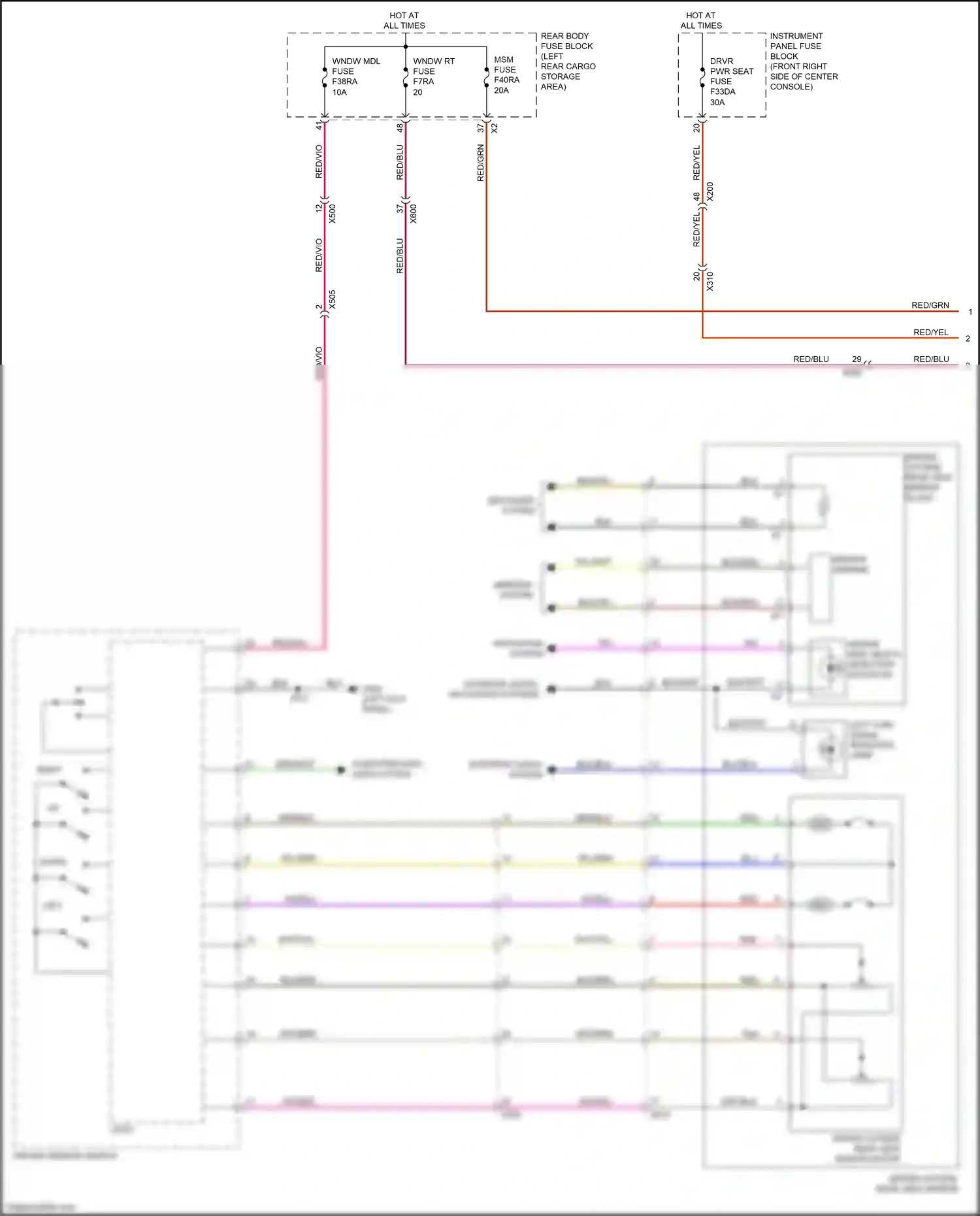 Wiring diagram blu for Chevrolet Blazer III (2018-2023) (66 of 110)