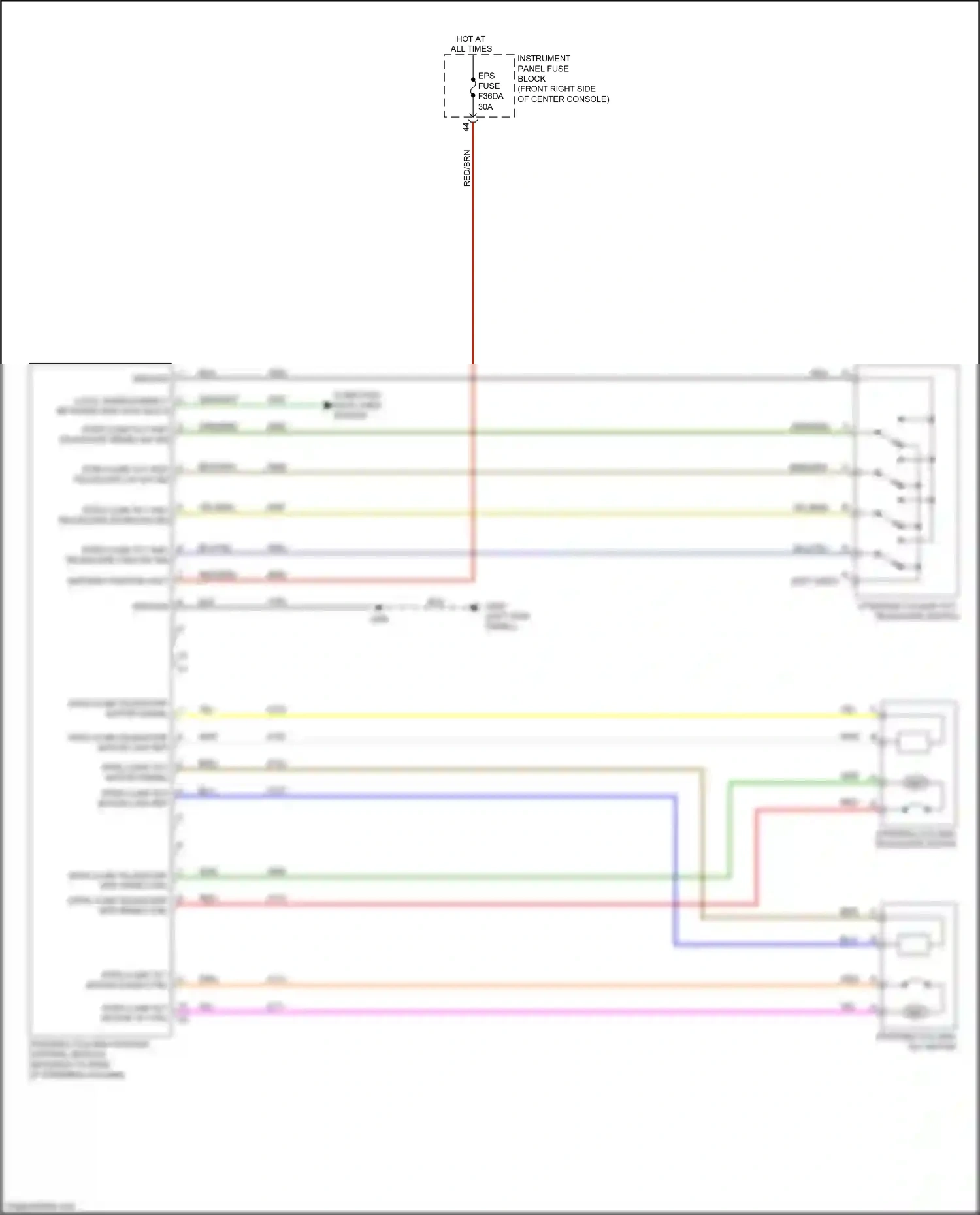 Wiring diagram blu for Chevrolet Blazer III (2018-2023) (40 of 110)