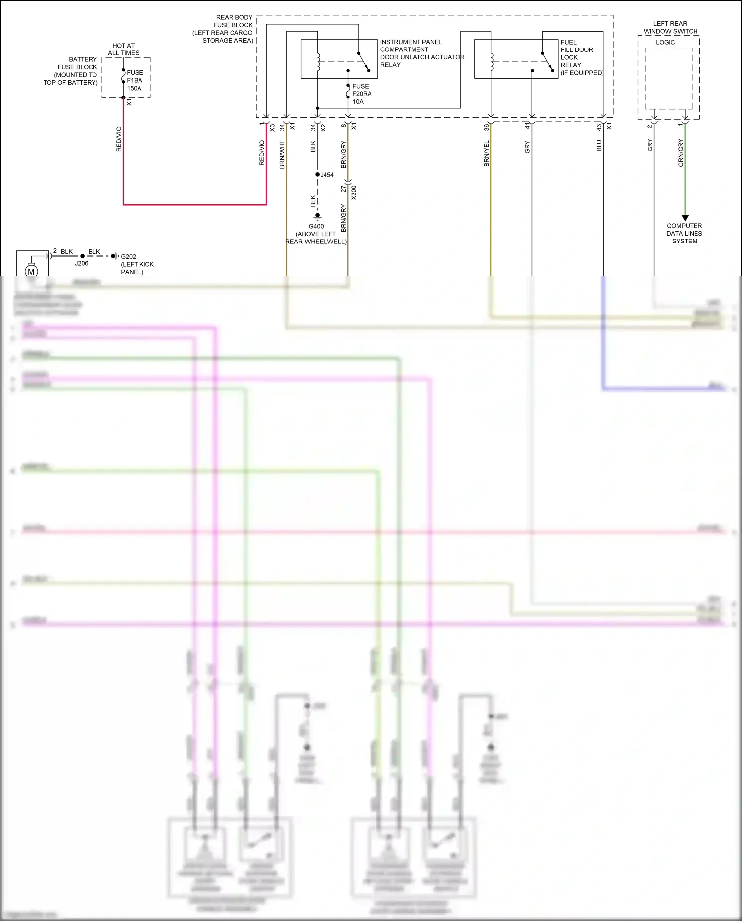 Wiring diagram blu for Chevrolet Blazer III (2018-2023) (7 of 110)