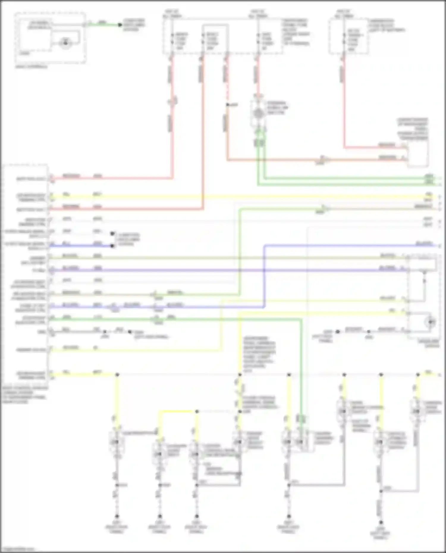 Wiring diagram blu/red for Chevrolet Blazer III (2018-2023) (4 of 23)