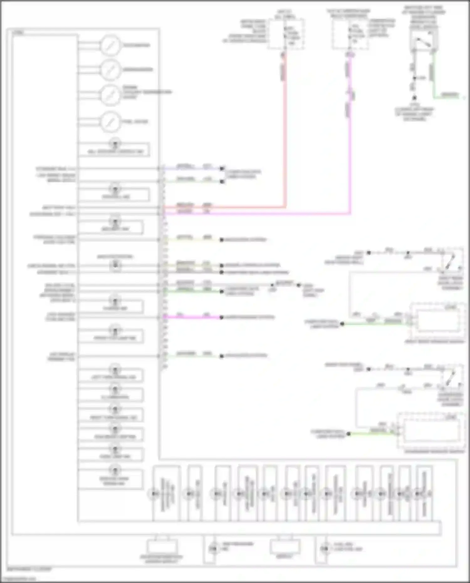Wiring diagram brake fluid level switch for Chevrolet Blazer III (2018-2023) (5 of 5)