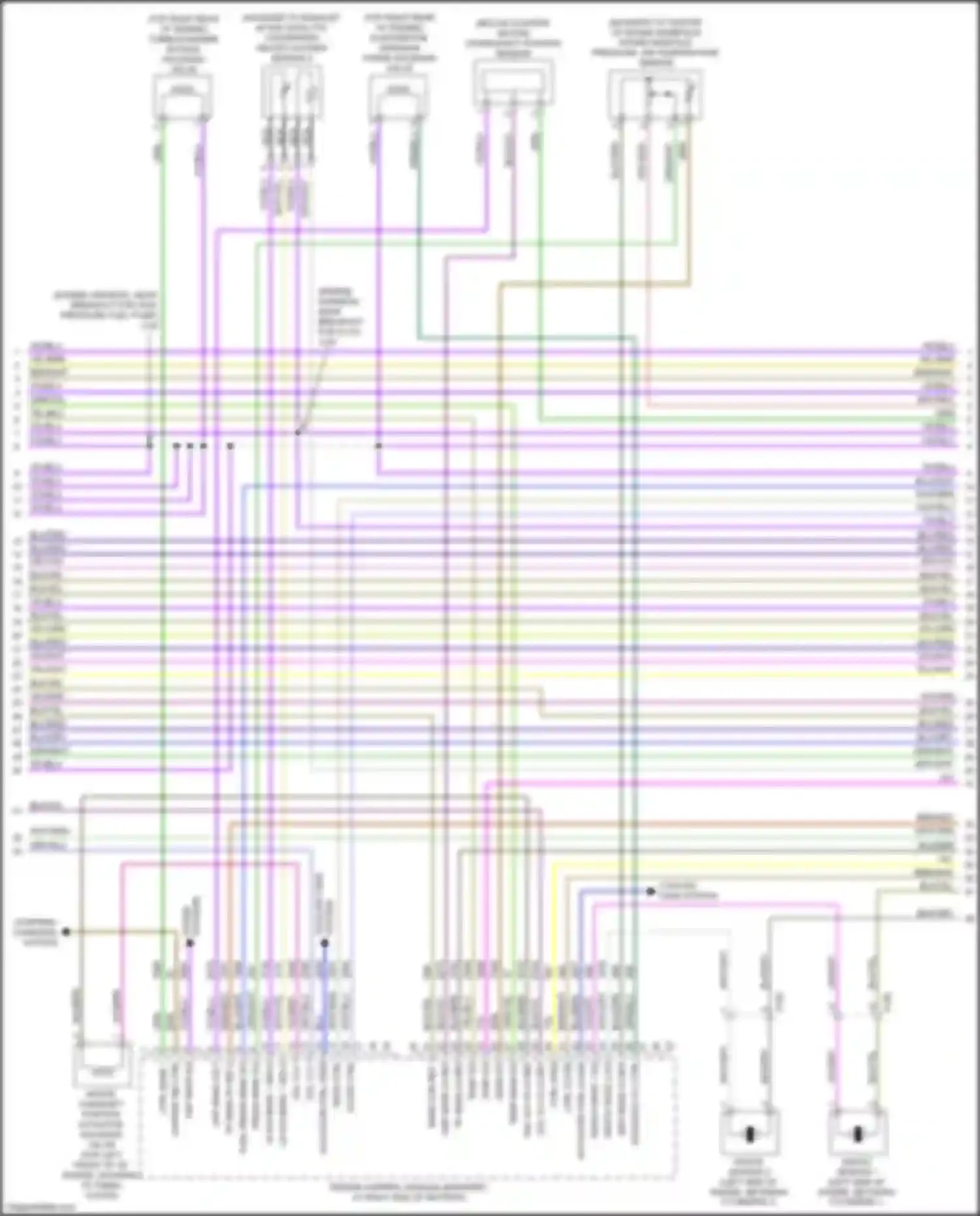 Wiring diagram crankshaft position sensor for Chevrolet Blazer III (2018-2023) (1 of 3)