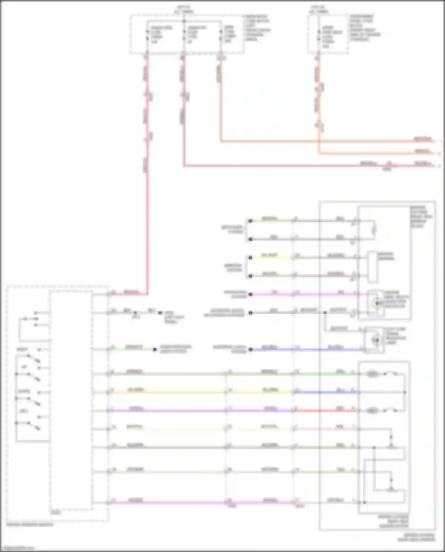 Wiring diagram defogger system for Chevrolet Blazer III (2018-2023) (4 of 6)