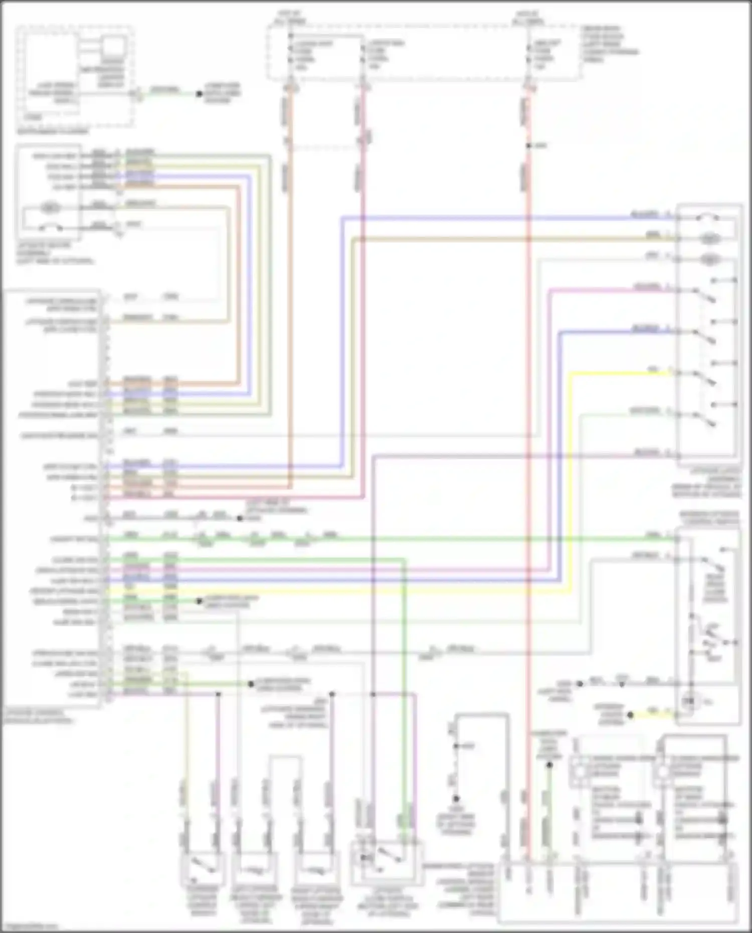 Wiring diagram driver information center display for Chevrolet Blazer III (2018-2023) (8 of 36)