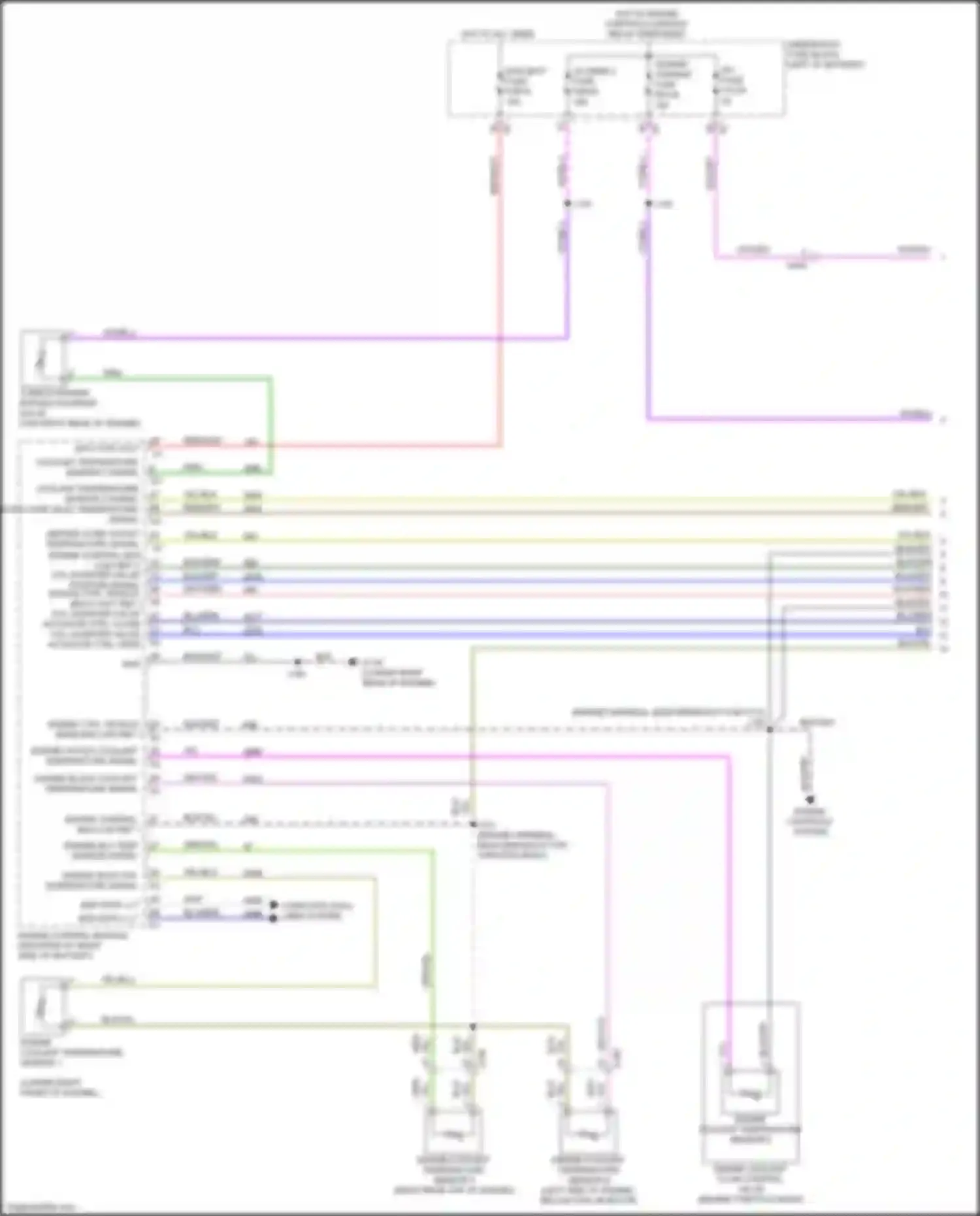 Wiring diagram engine controls system for Chevrolet Blazer III (2018-2023) (2 of 8)