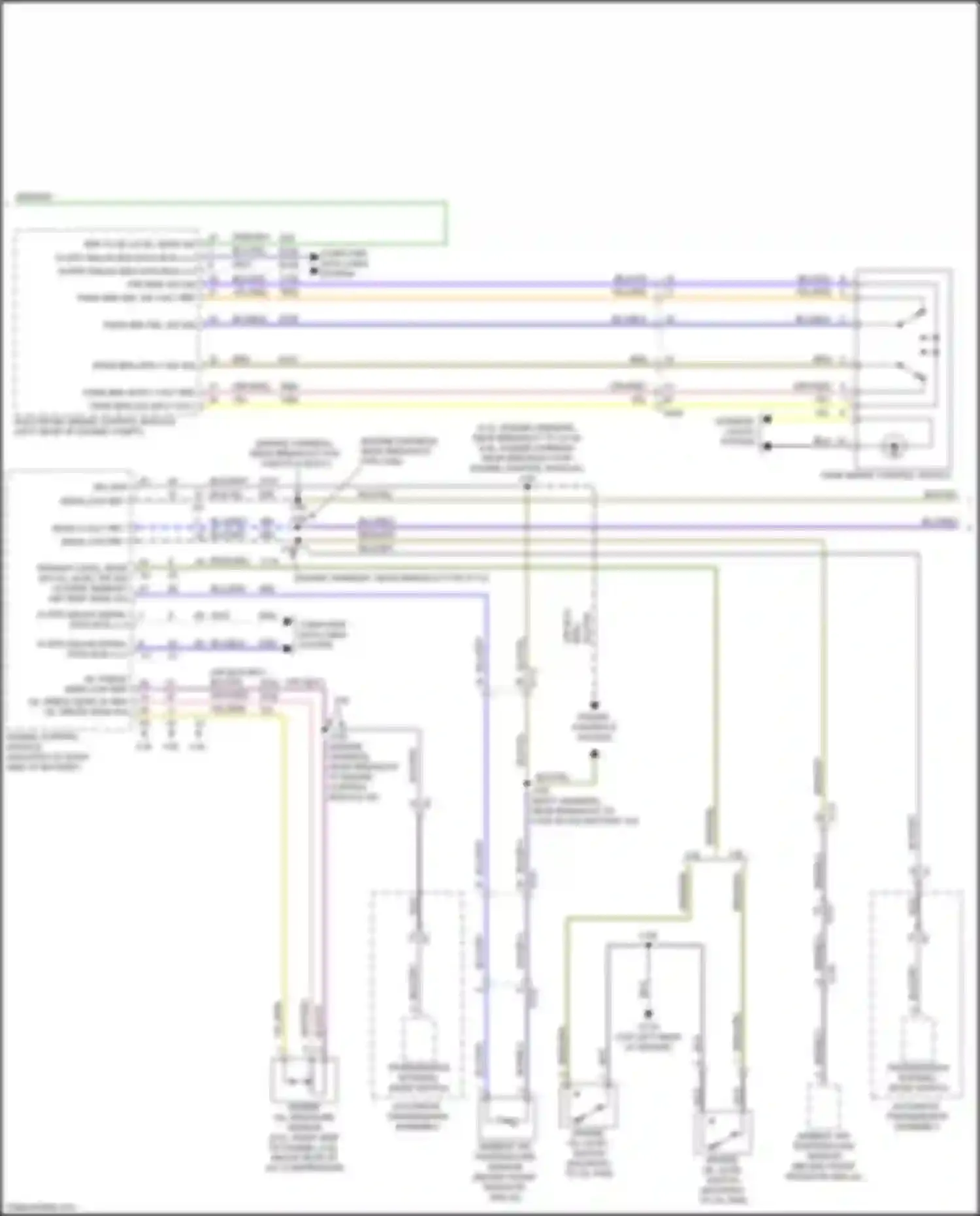 Wiring diagram engine oil pressure sensor for Chevrolet Blazer III (2018-2023) (1 of 5)