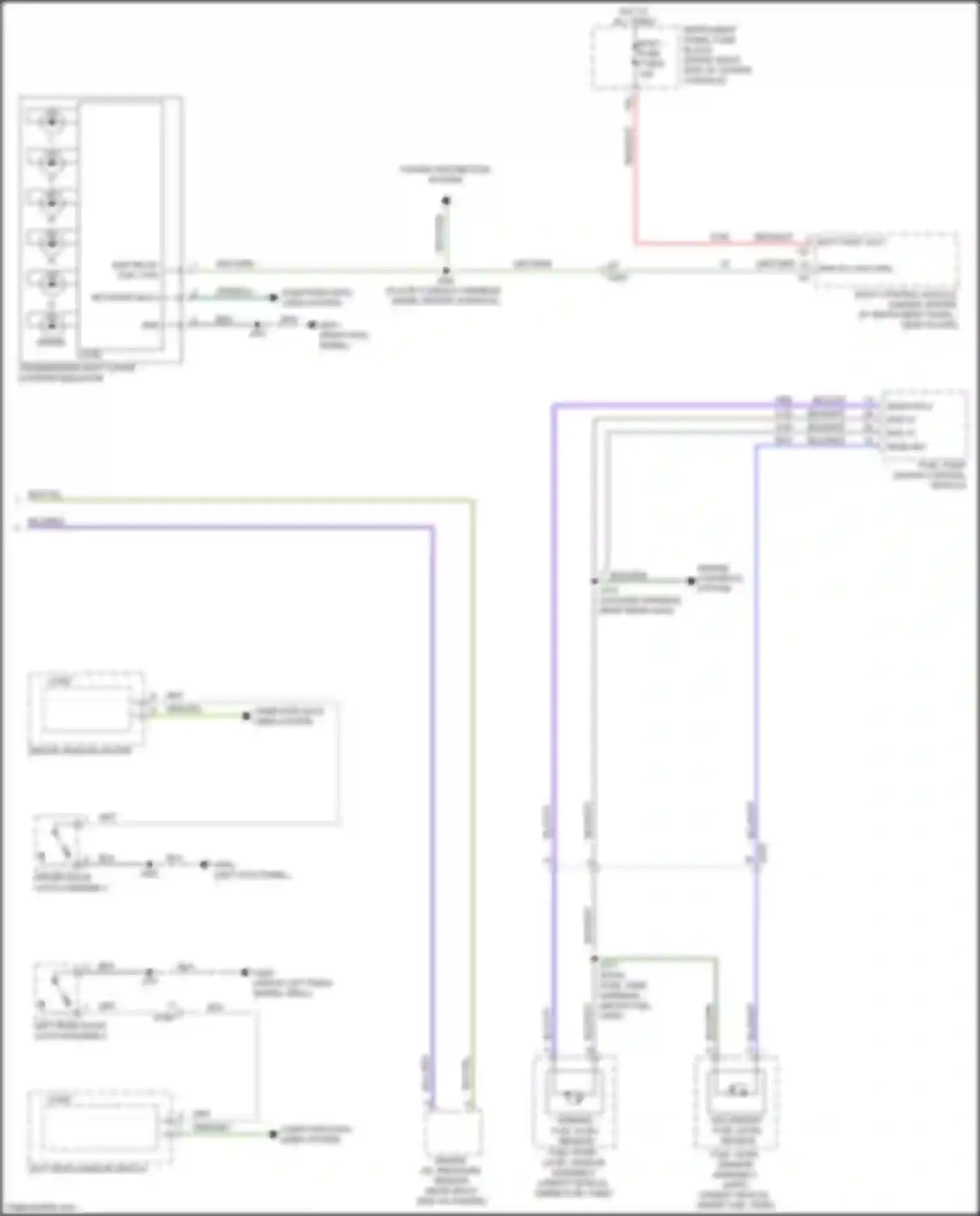 Wiring diagram engine oil pressure sensor for Chevrolet Blazer III (2018-2023) (2 of 5)