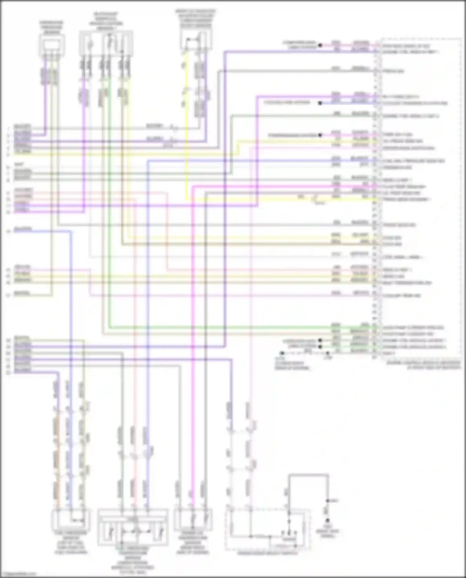 Wiring diagram engine oil temperature sensor for Chevrolet Blazer III (2018-2023) (1 of 1)