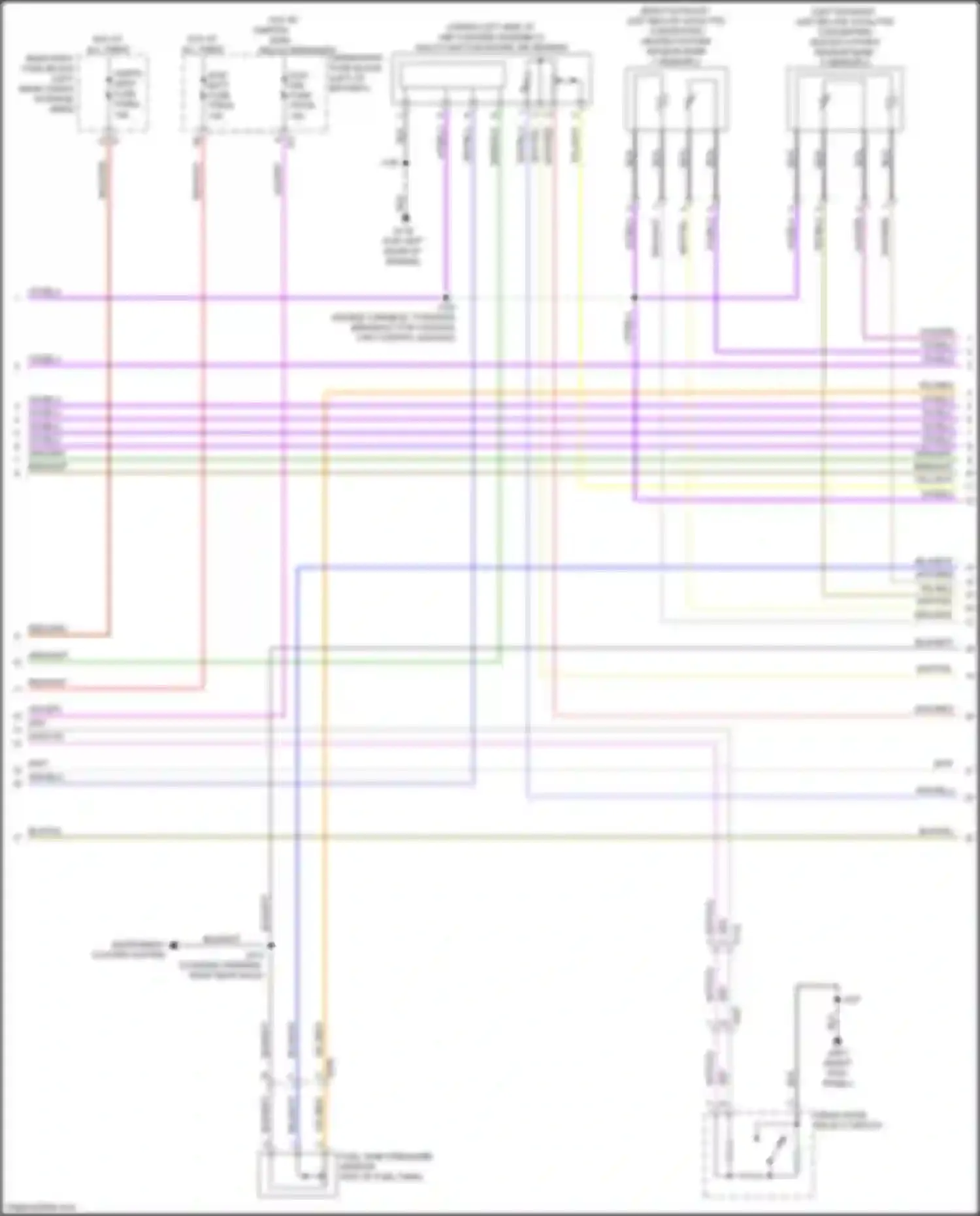 Wiring diagram heated oxygen sensor bank 2 sensor 2 for Chevrolet Blazer III (2018-2023) (2 of 2)