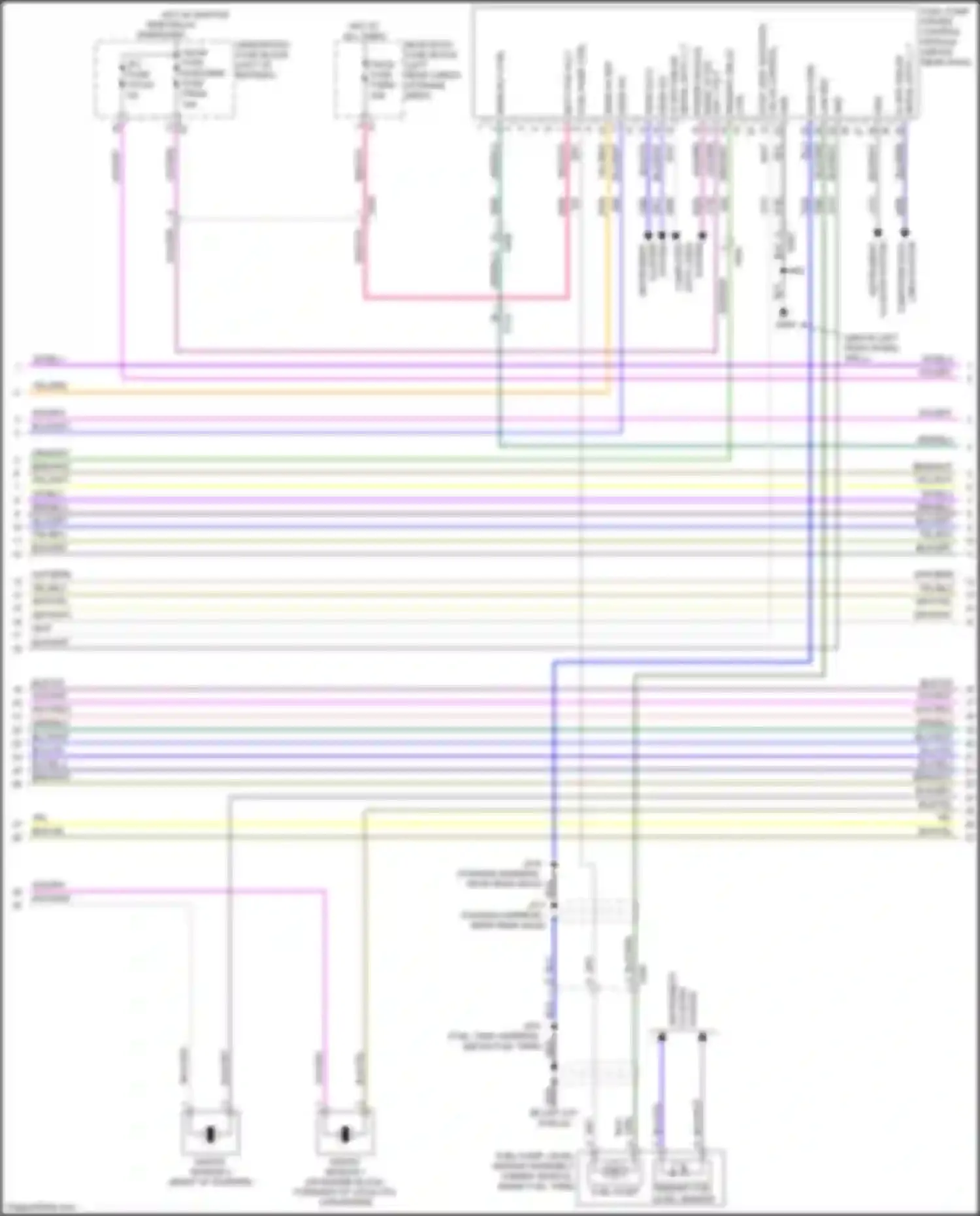 Wiring diagram hot w/ ignition main relay energized for Chevrolet Blazer III (2018-2023) (25 of 25)