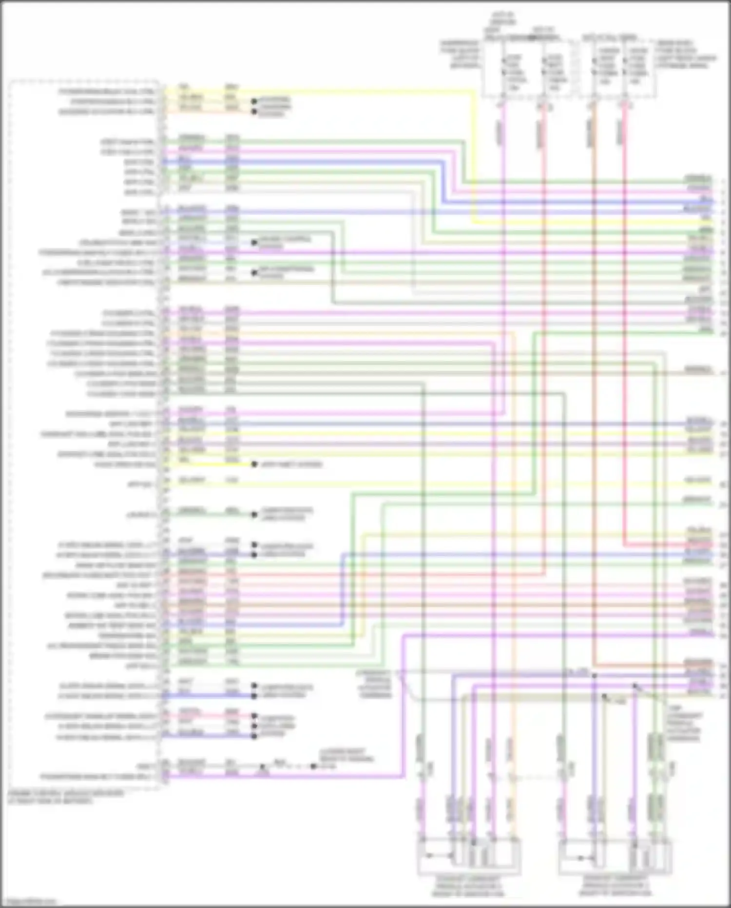 Wiring diagram hot w/ ignition main relay energized for Chevrolet Blazer III (2018-2023) (19 of 25)