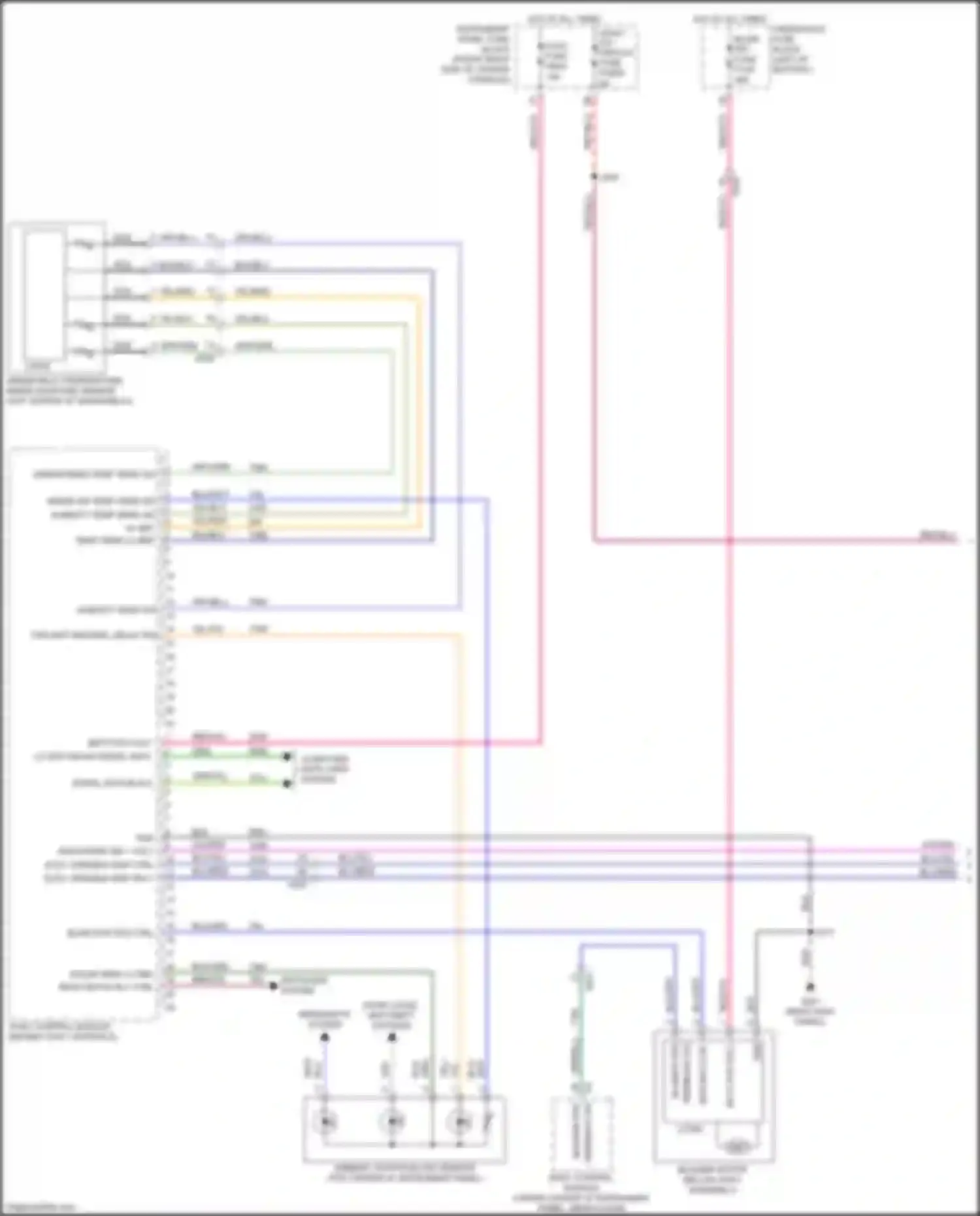 Wiring diagram humidity temp sens sig for Chevrolet Blazer III (2018-2023) (1 of 3)