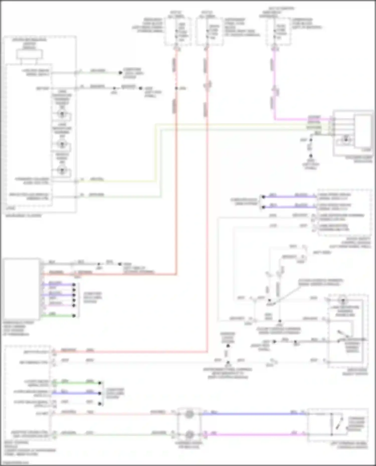 Wiring diagram instrument cluster for Chevrolet Blazer III (2018-2023) (15 of 43)